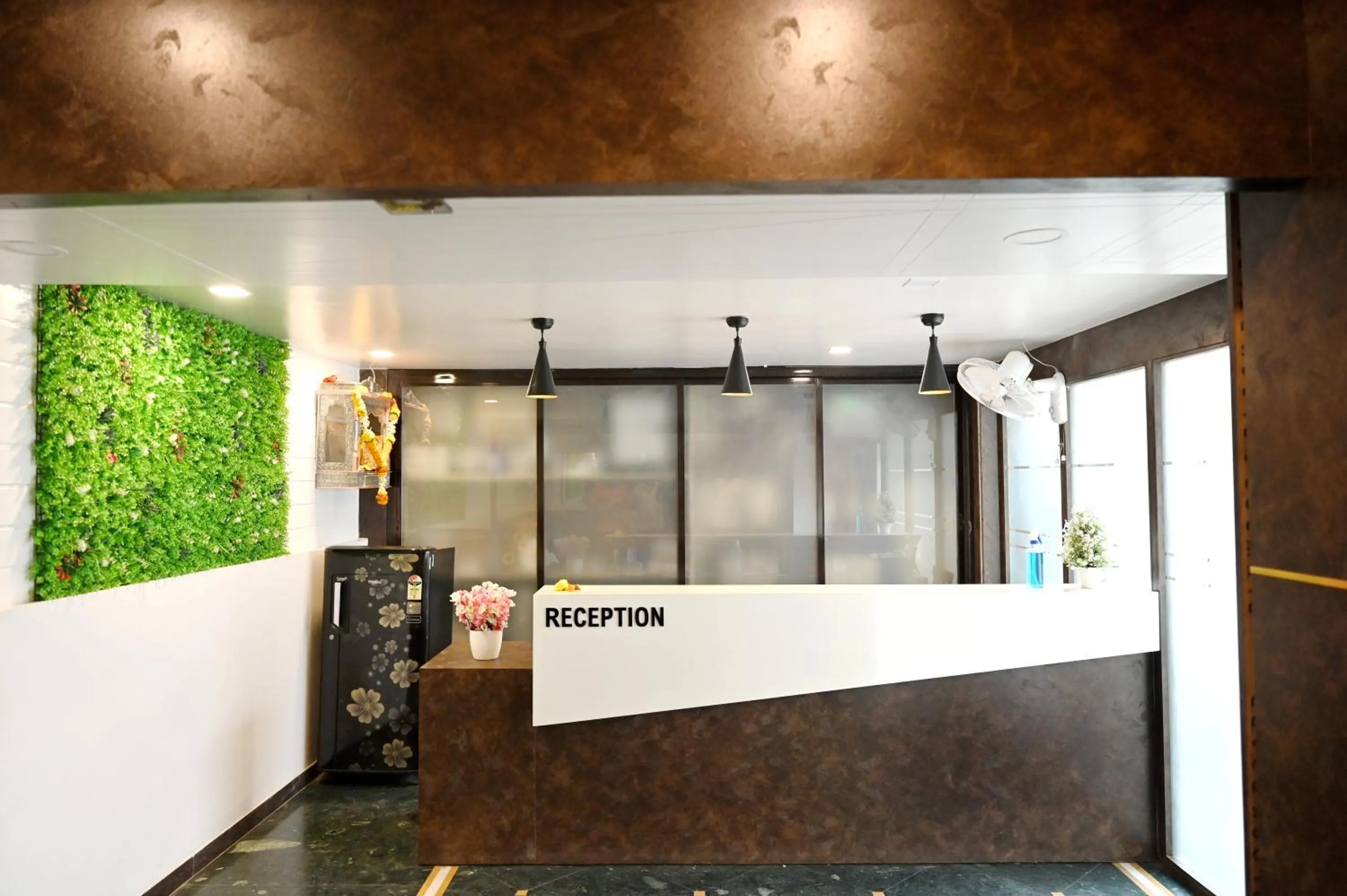 Lobby or reception in Hotel Sagar