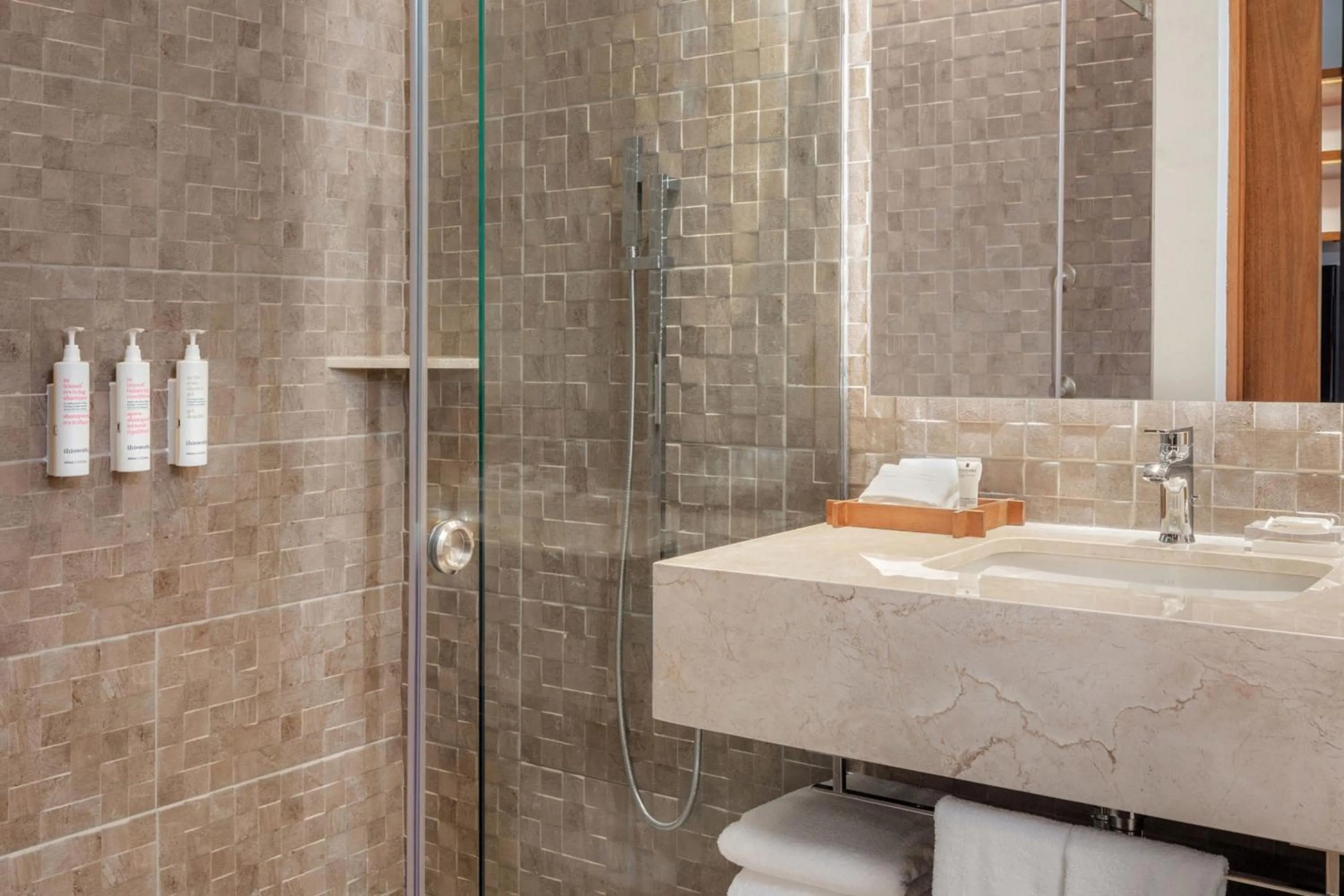 Bathroom in Barranquilla Marriott Hotel