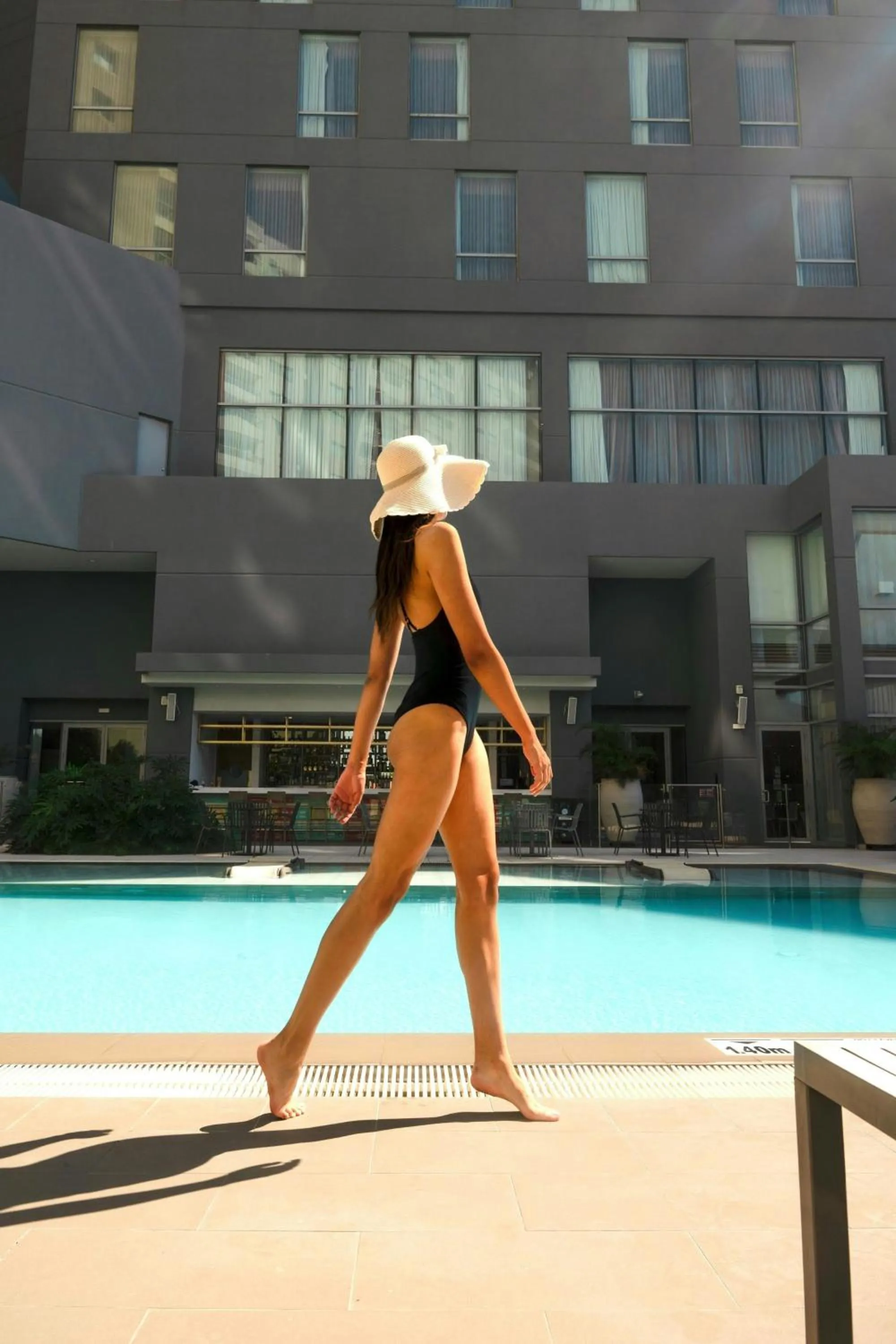Swimming pool in Barranquilla Marriott Hotel