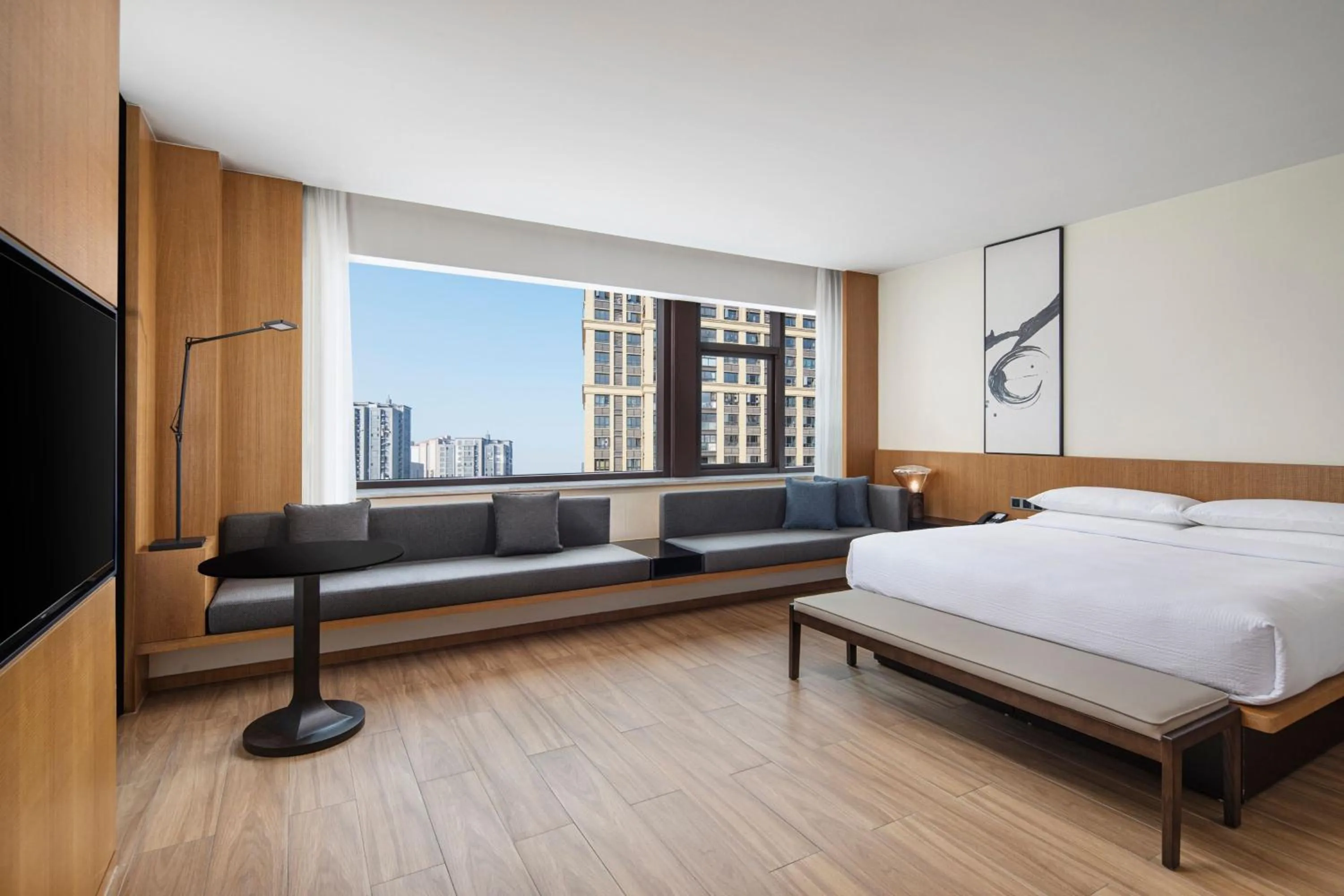 Photo of the whole room, Bed in Fairfield by Marriott Hangzhou Xiaoshan