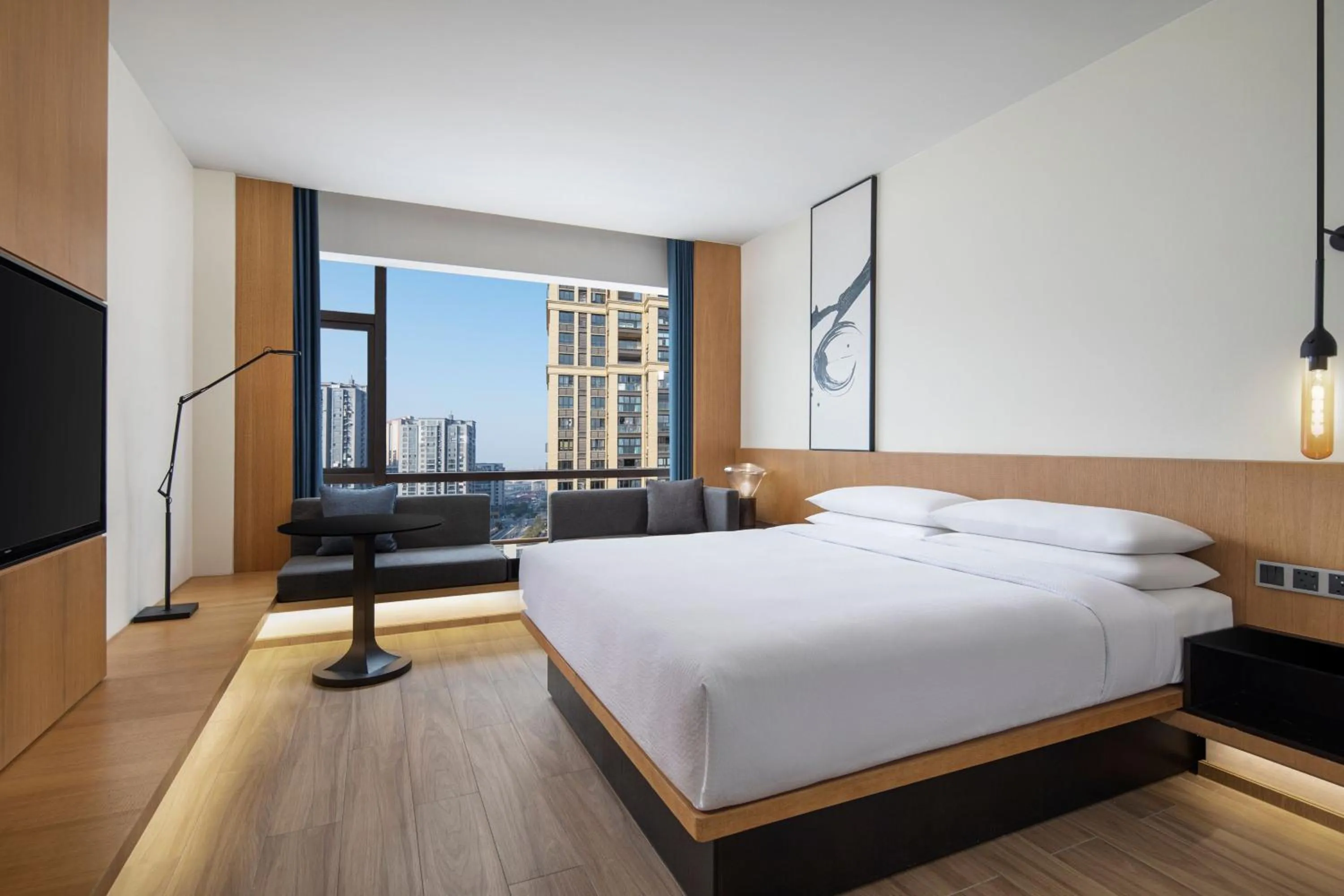 Photo of the whole room, Bed in Fairfield by Marriott Hangzhou Xiaoshan