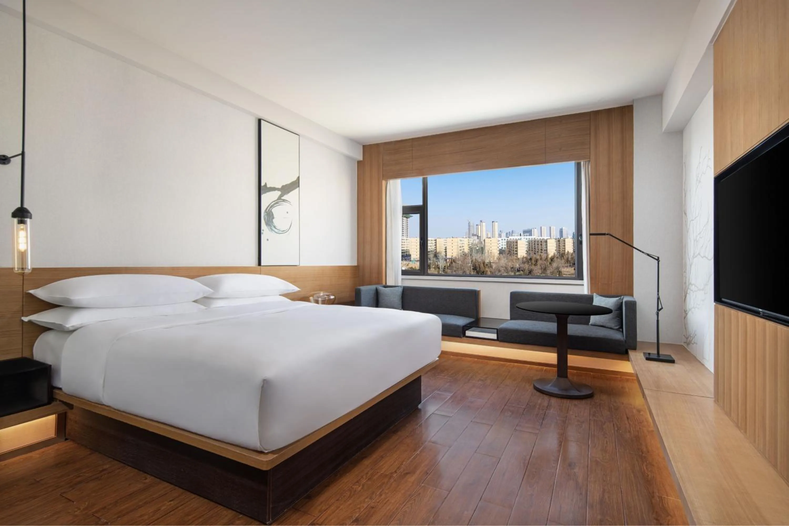 Photo of the whole room, Bed in Fairfield by Marriott Baiyin Downtown