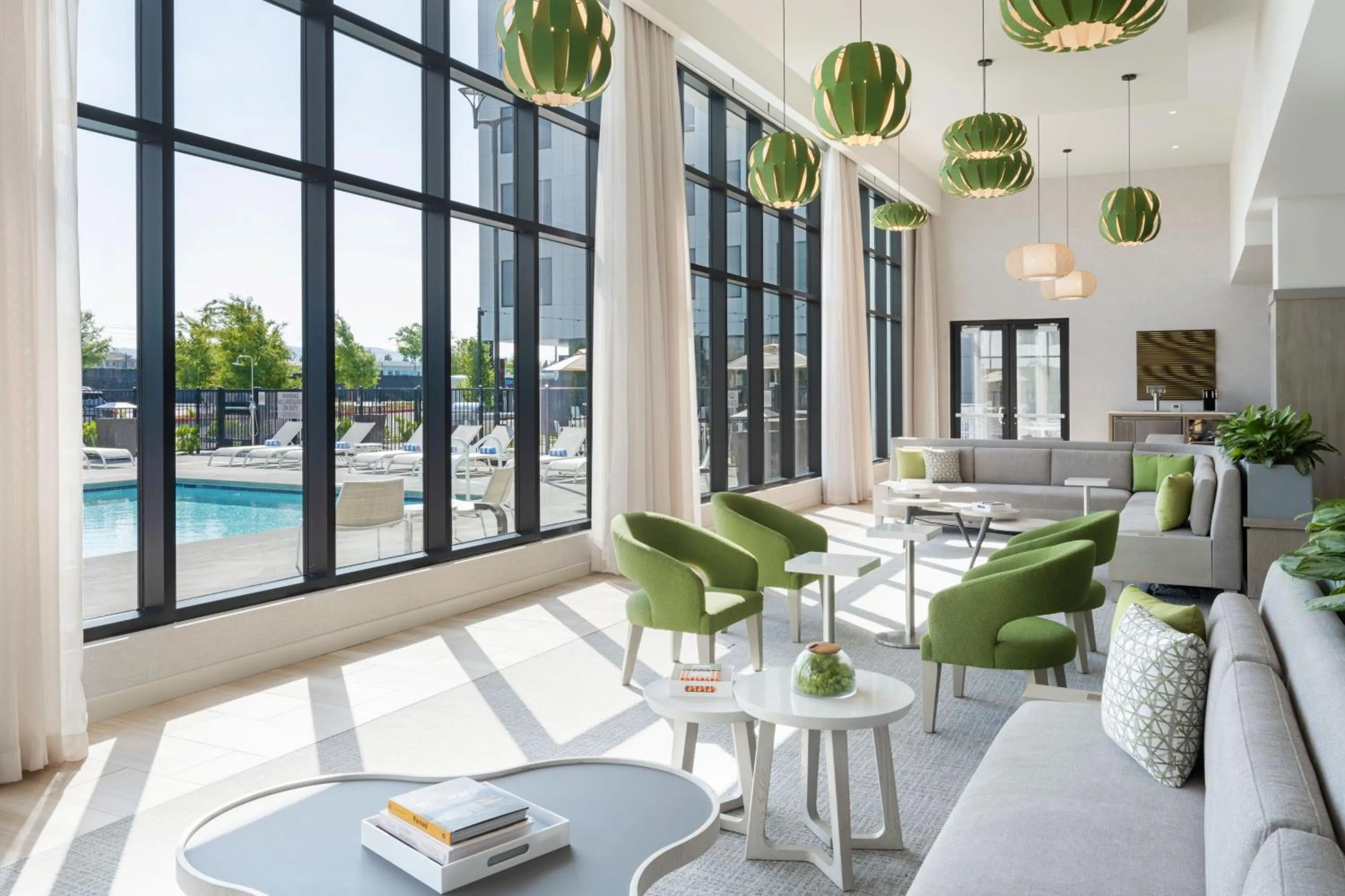 Lobby or reception in Element San Jose Airport