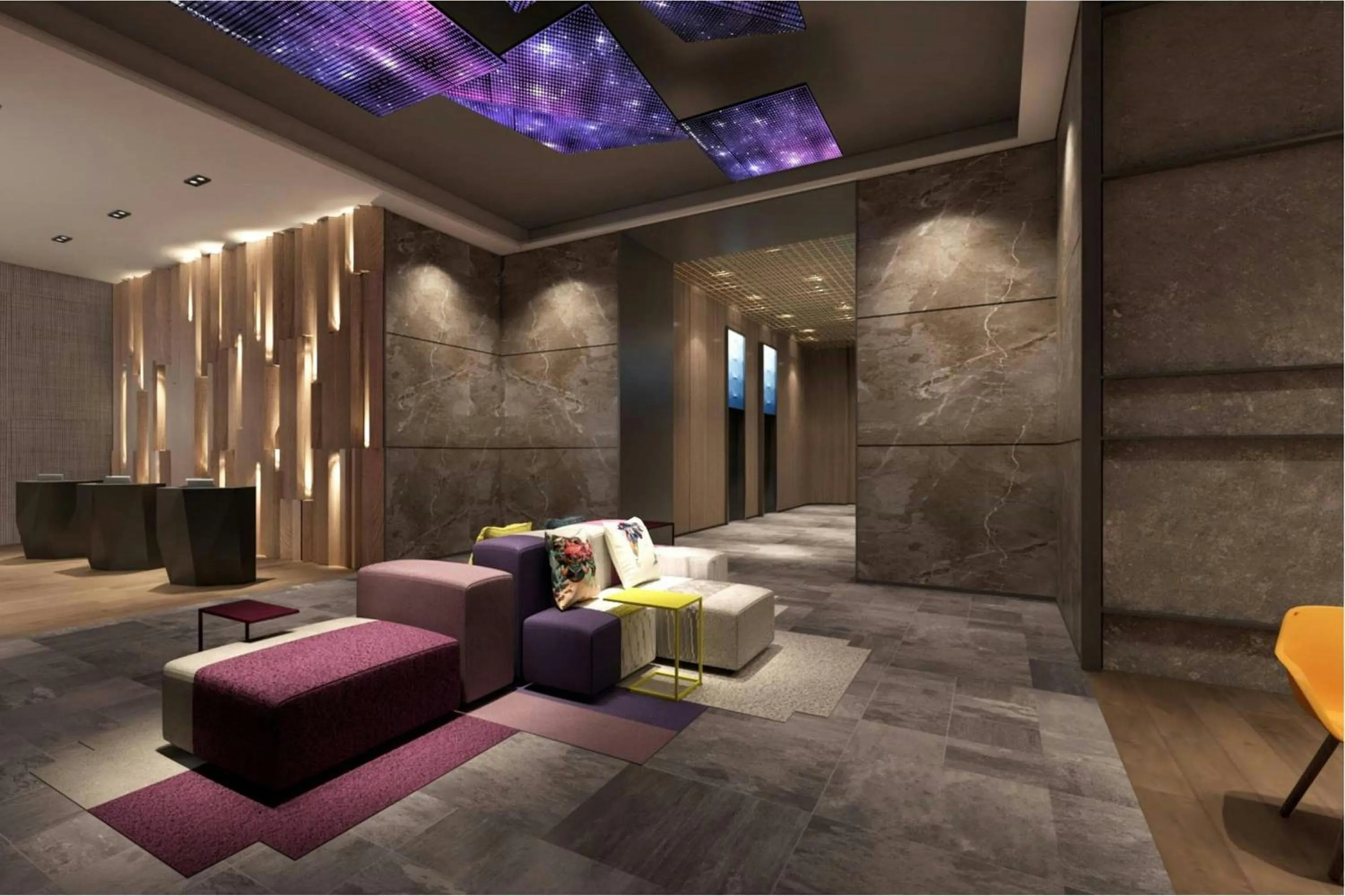 Lobby or reception in Aloft Shijiazhuang