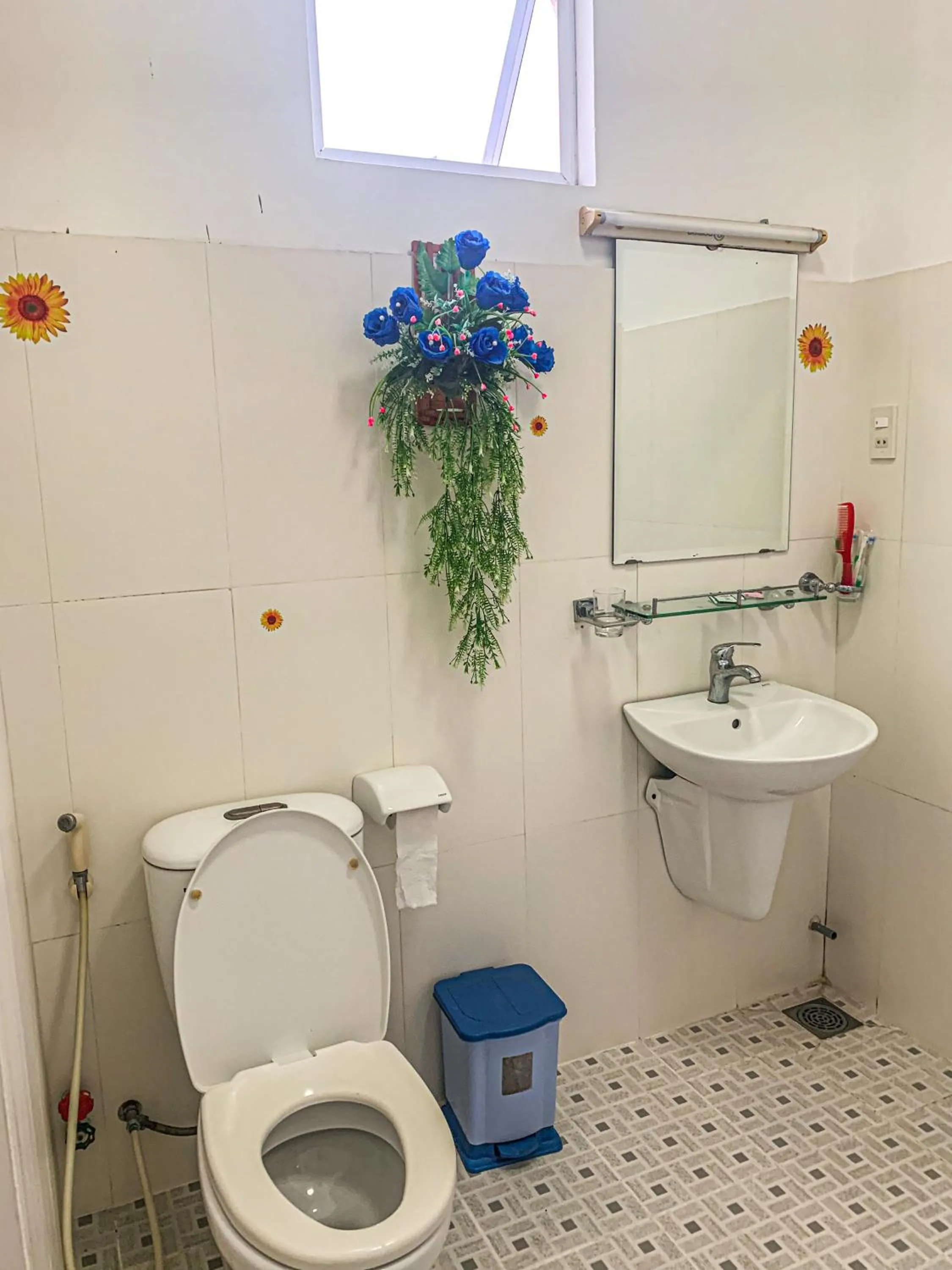 Bathroom in Lucky hotel