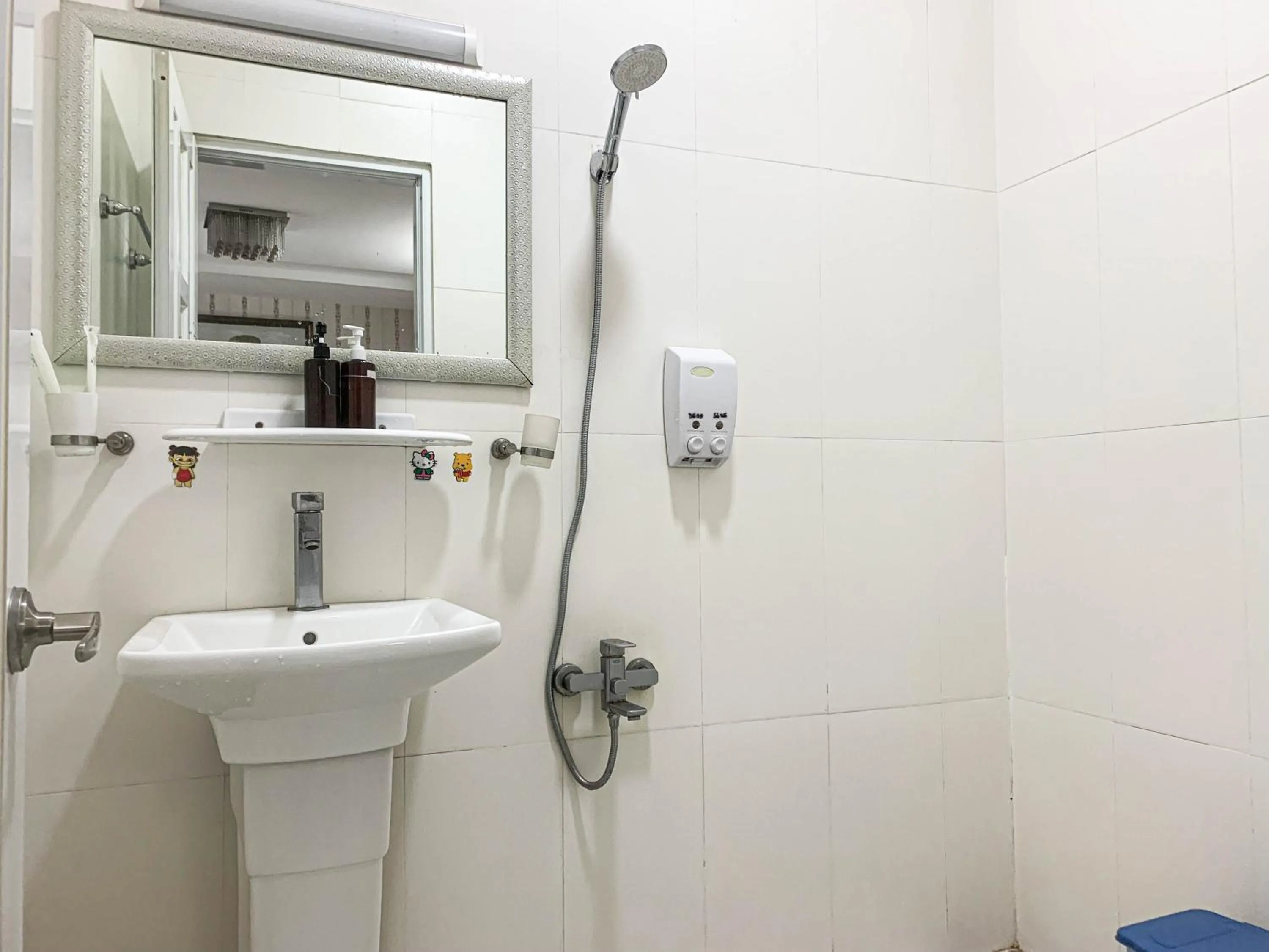 Bathroom in Lucky hotel