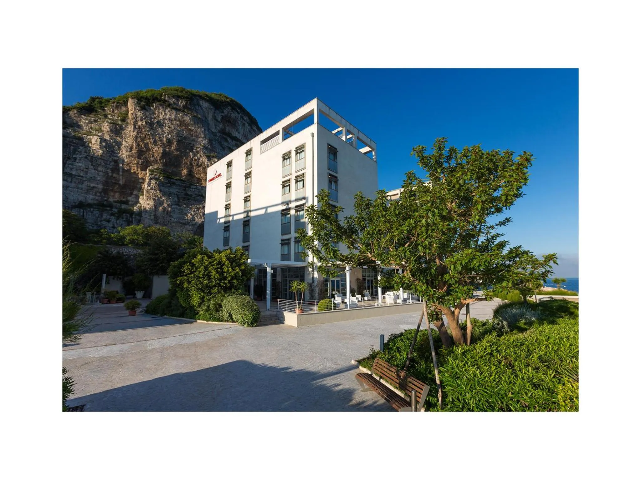 Facade/entrance in Towers Hotel Stabiae Sorrento Coast