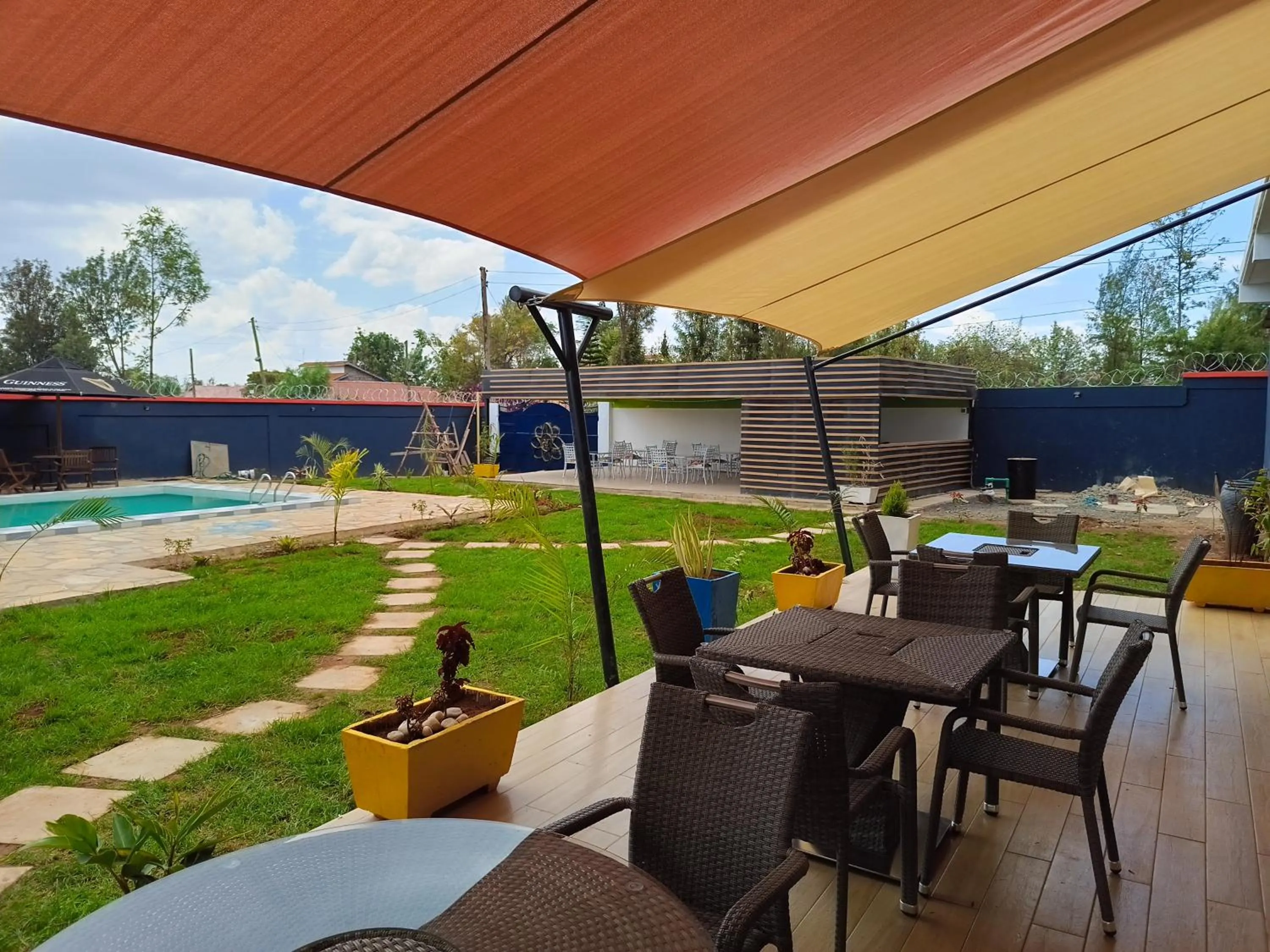 Garden in The Warwick Hotel, Nanyuki Kenya