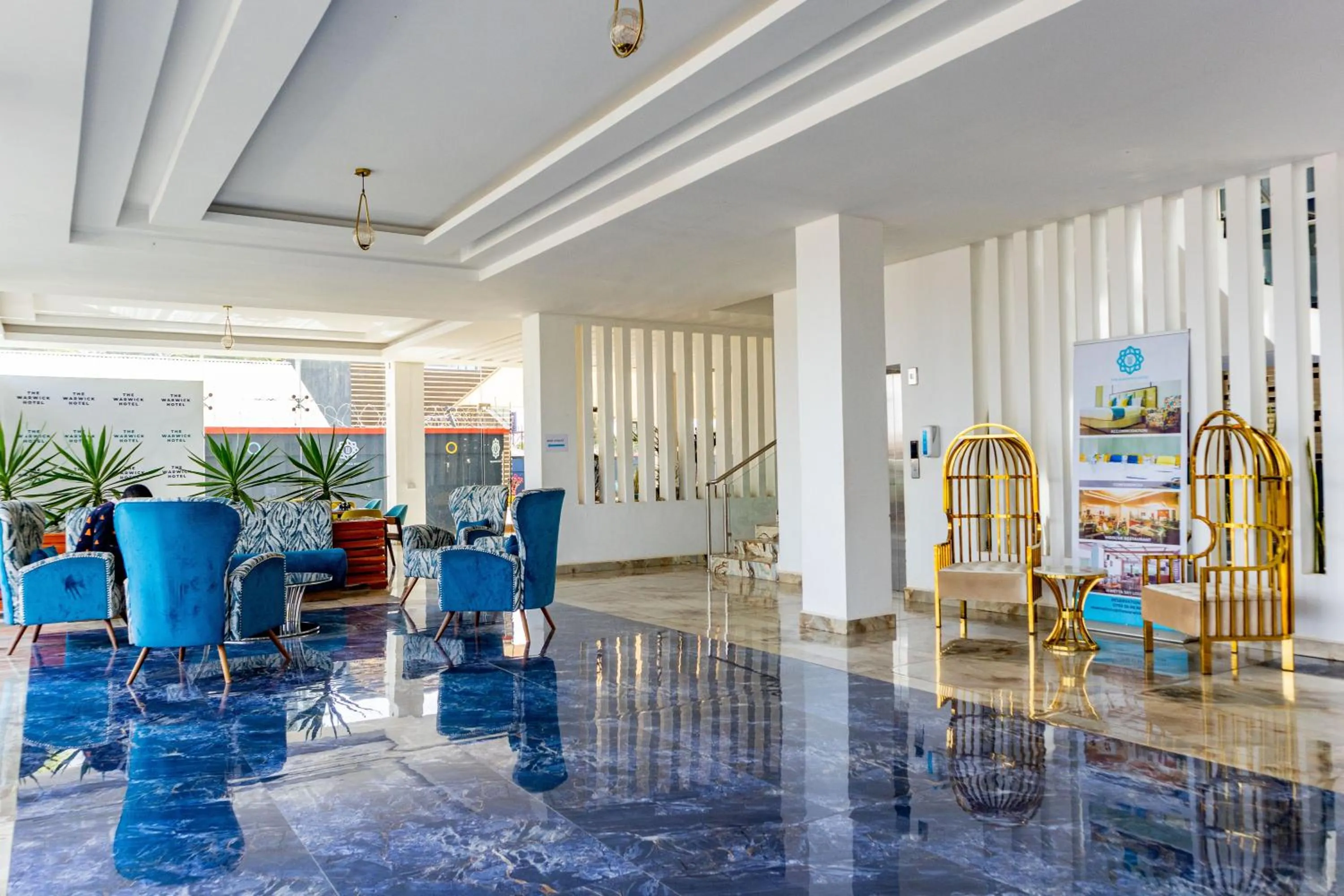 Living room in The Warwick Hotel, Nanyuki Kenya