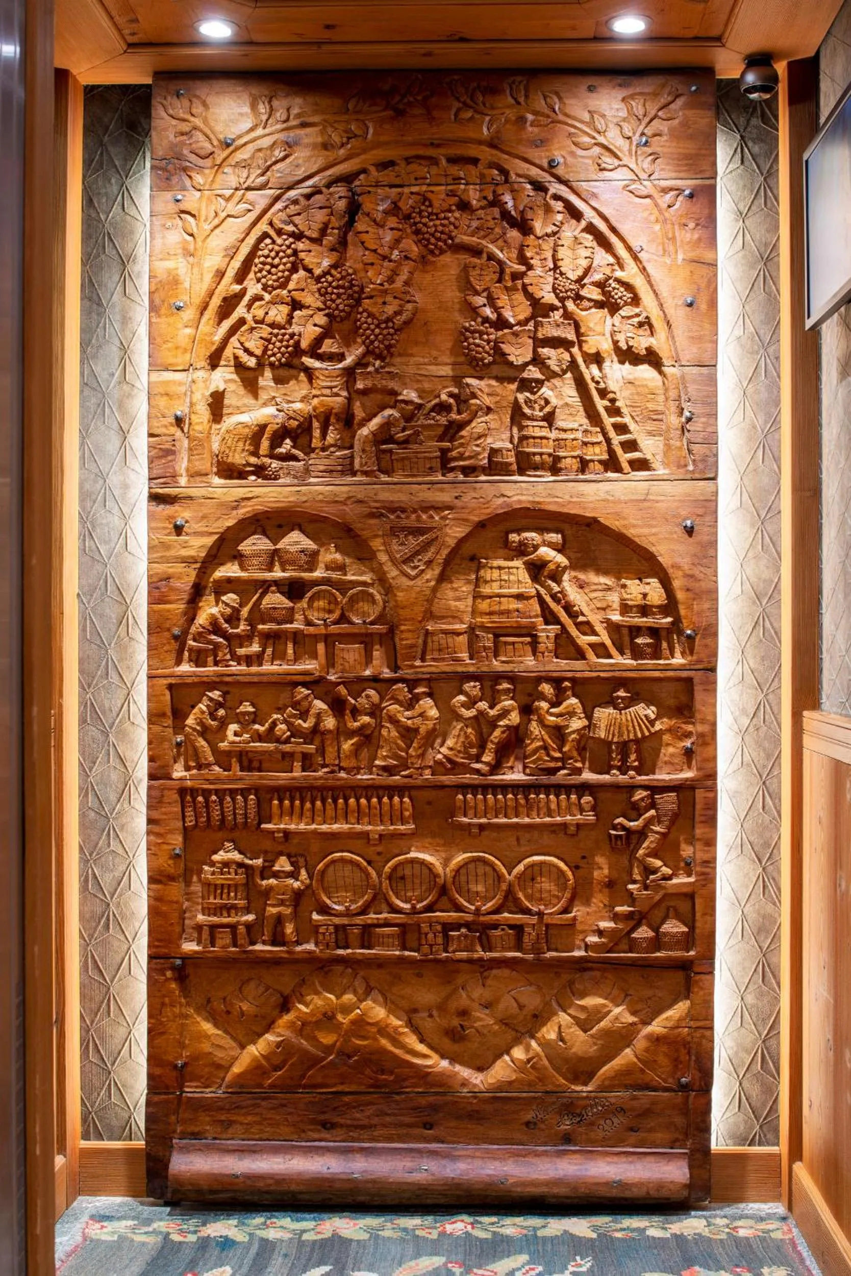 Decorative detail in Gran Baita Hotel & Wellness