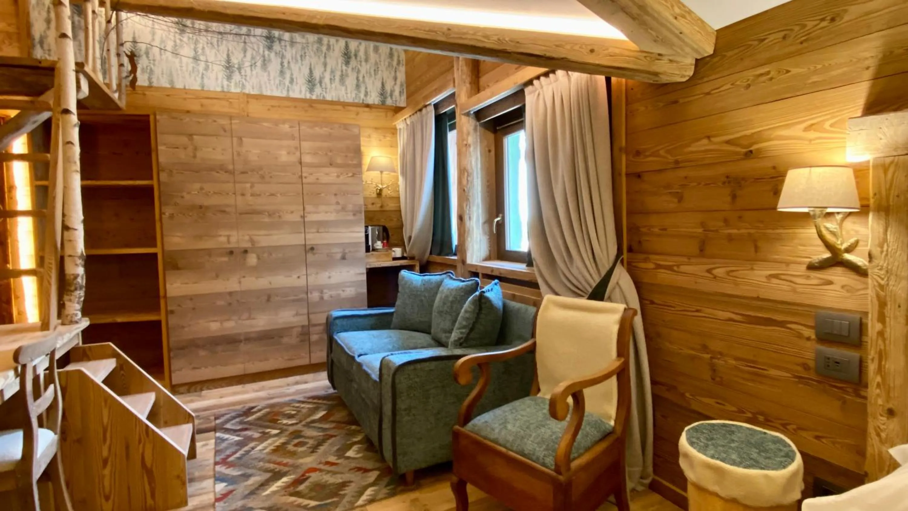 Seating area in Gran Baita Hotel & Wellness