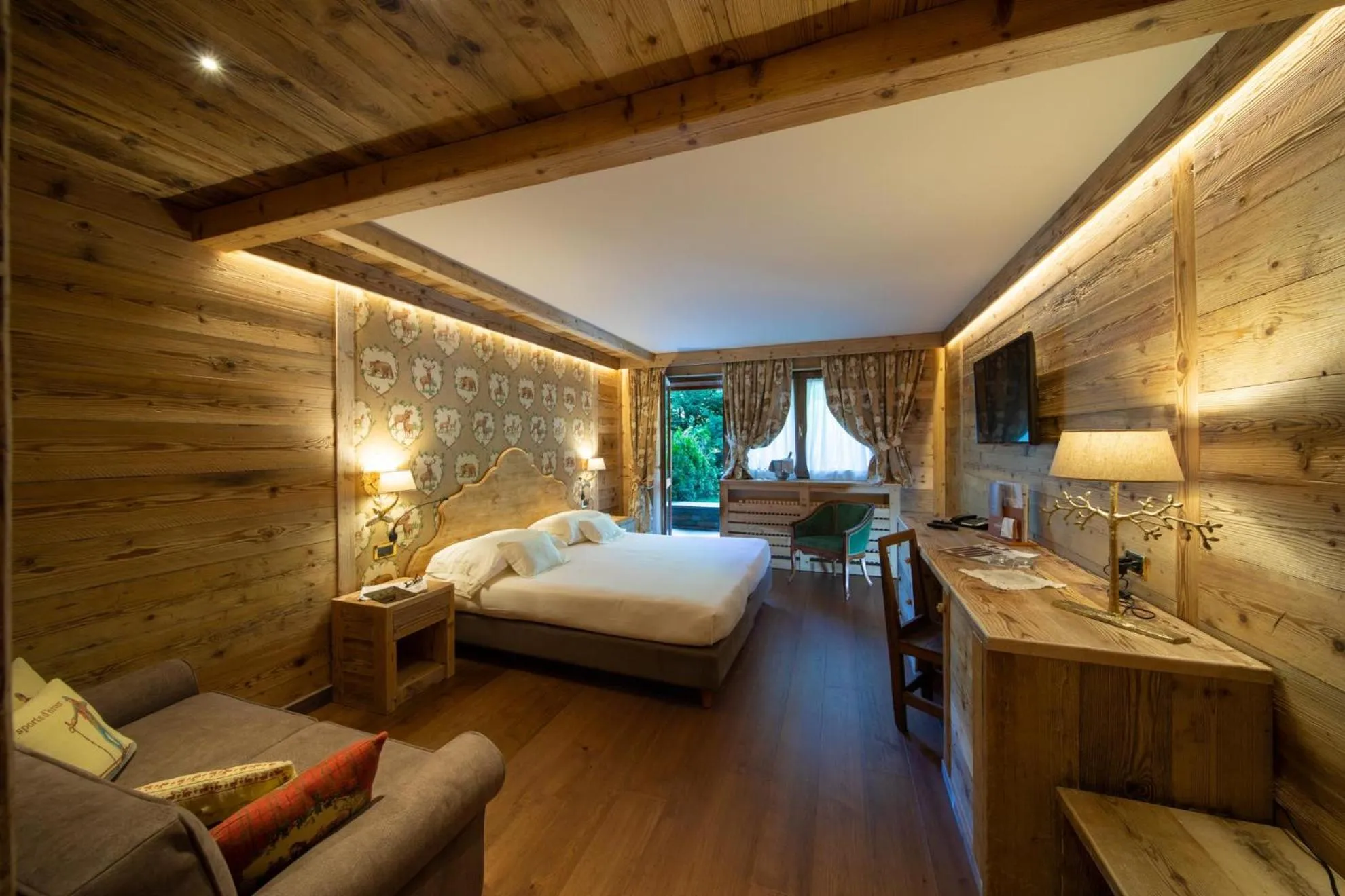 Bed in Gran Baita Hotel & Wellness