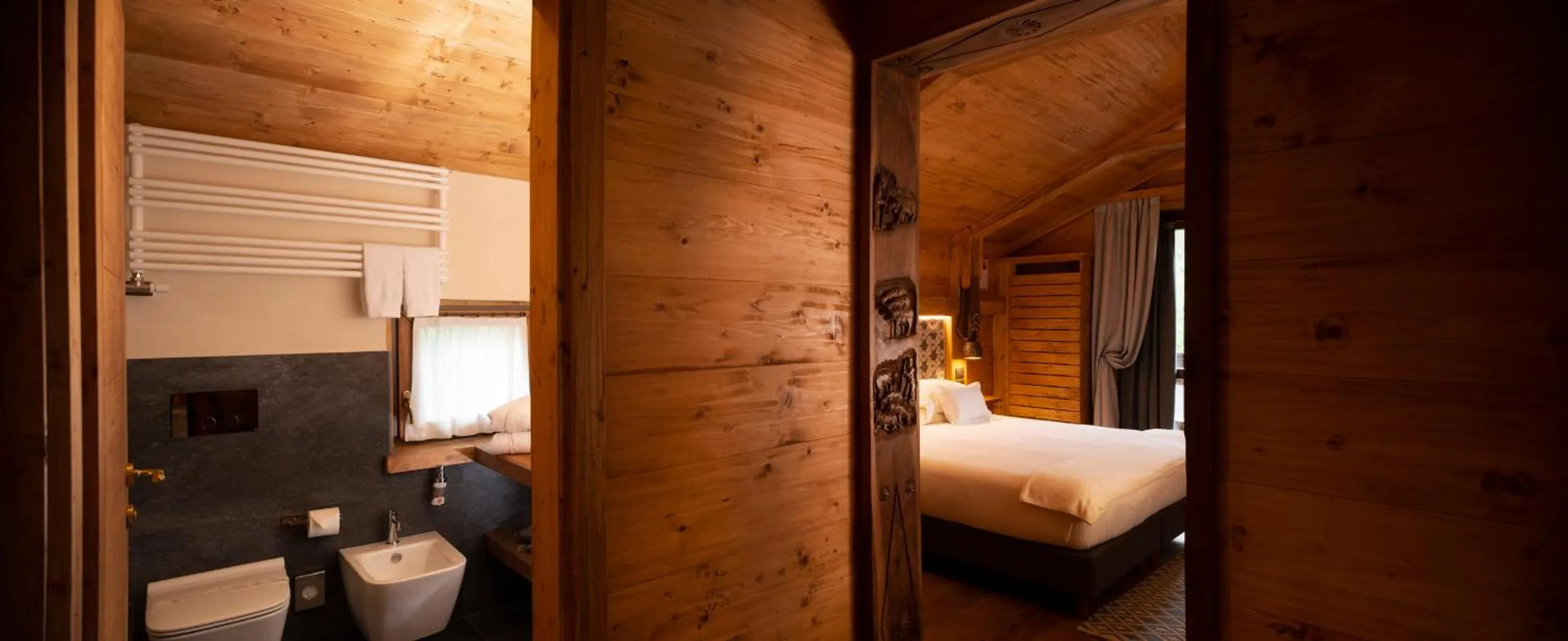 Bed in Gran Baita Hotel & Wellness