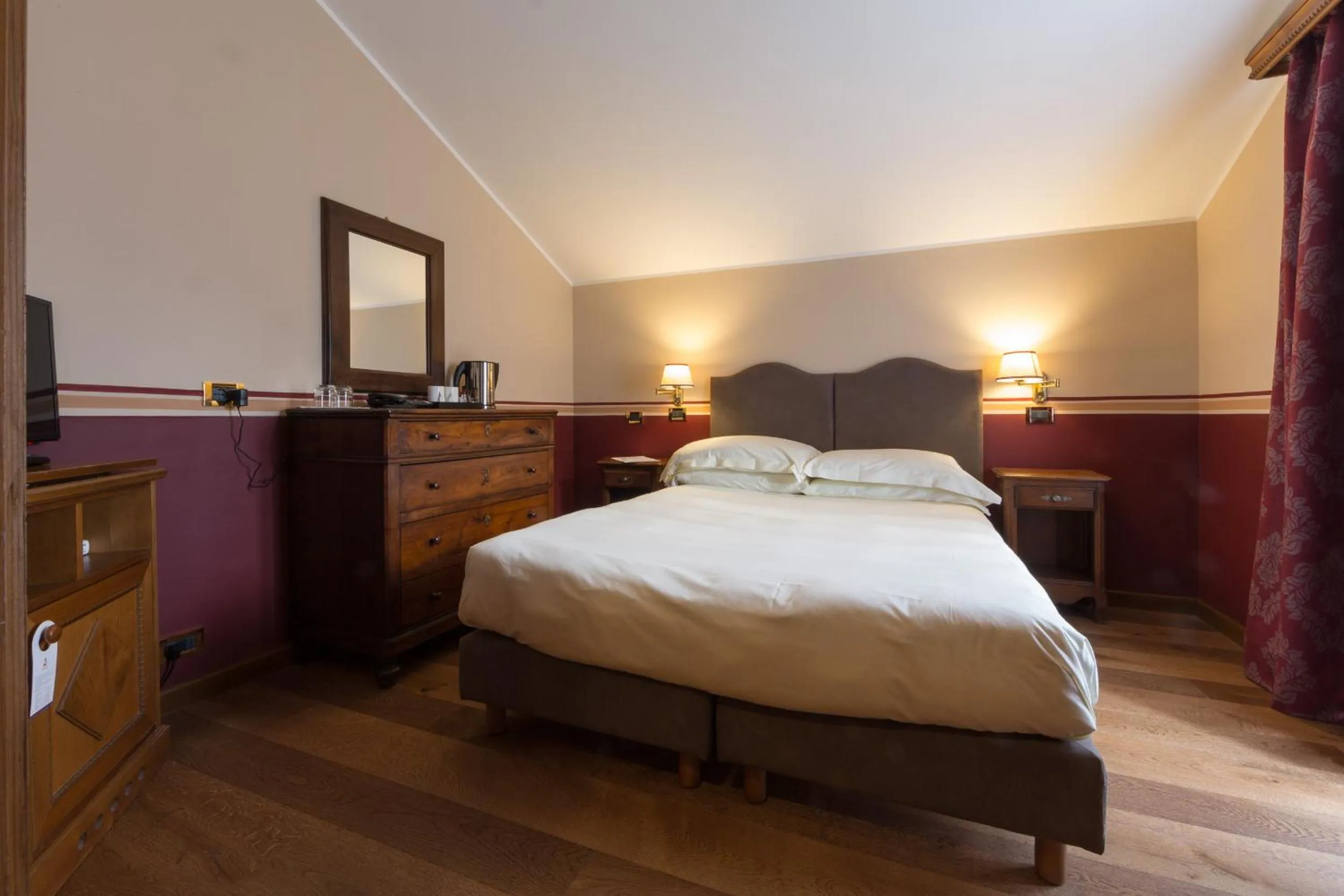 Bed in Gran Baita Hotel & Wellness