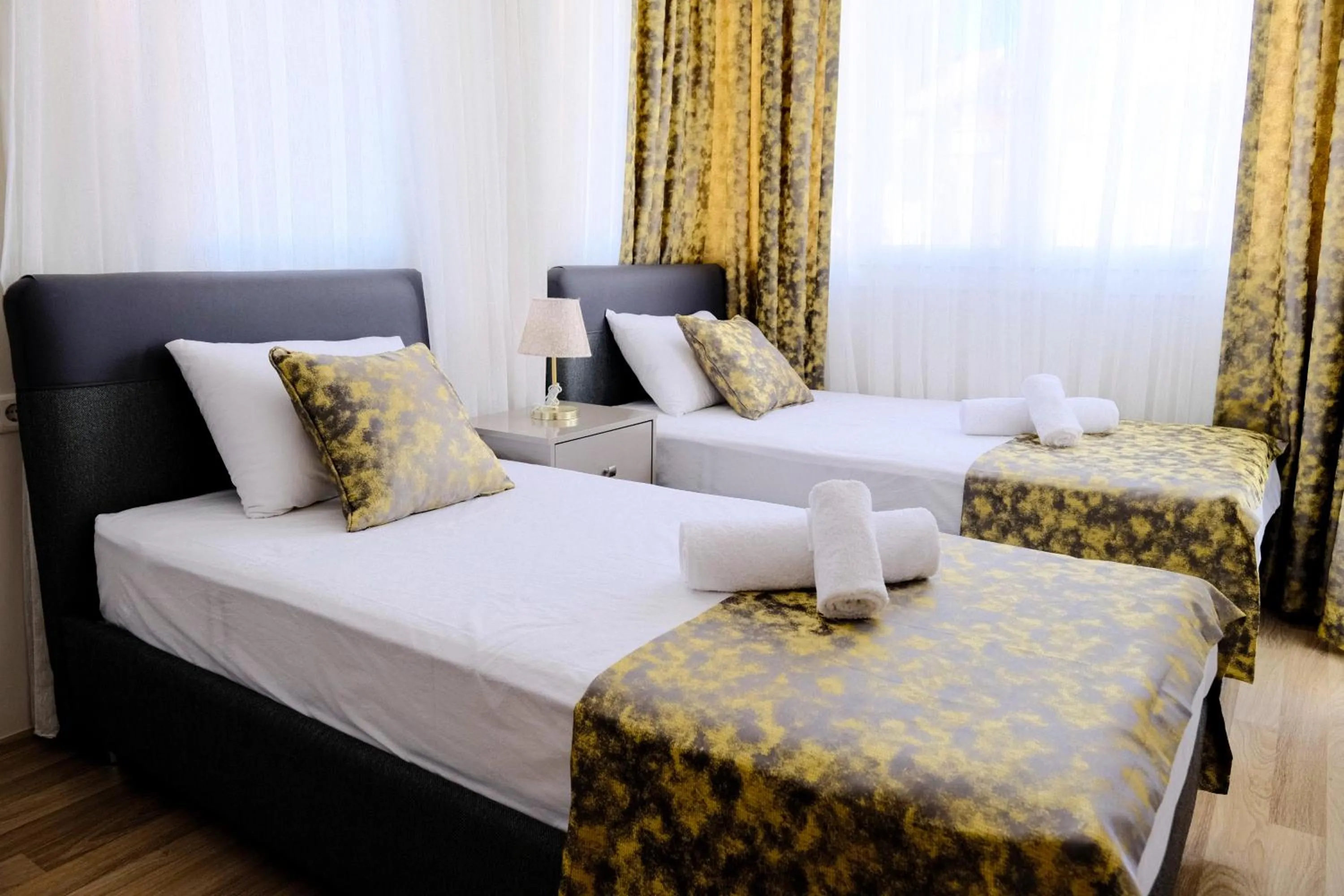 Bed in Ozgur City Residence