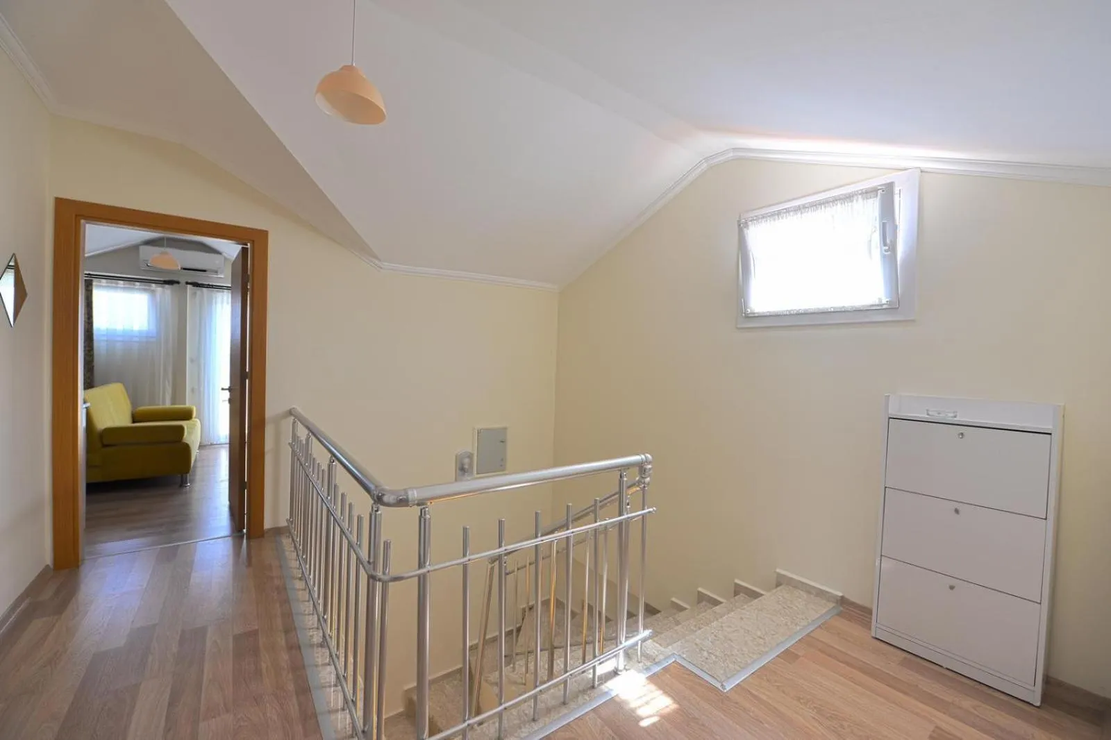 Balcony/Terrace, Bed in Ozgur City Residence