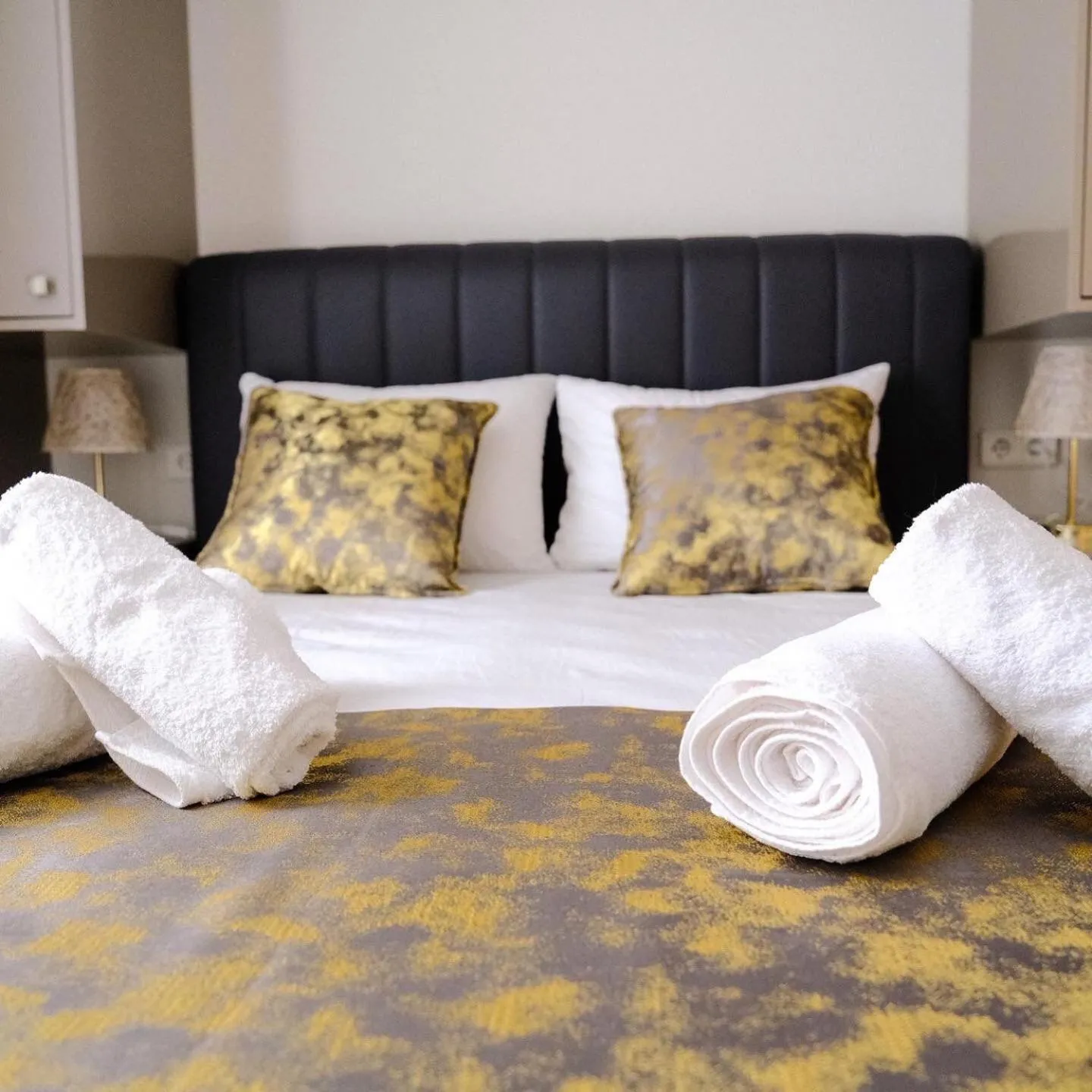 Bed in Ozgur City Residence