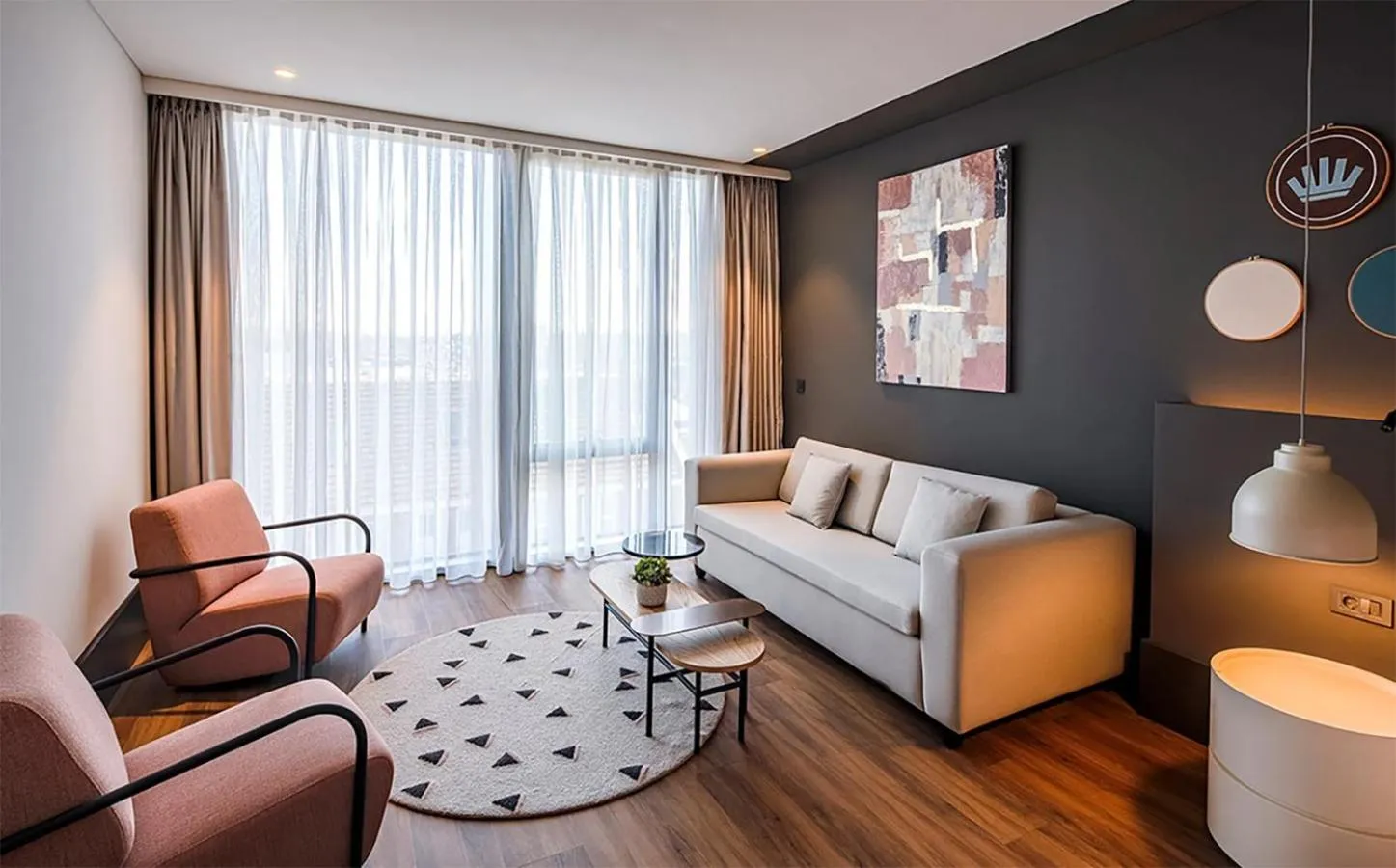 Seating area in Fletcher Hotel-Restaurant Oisterwijk-Tilburg