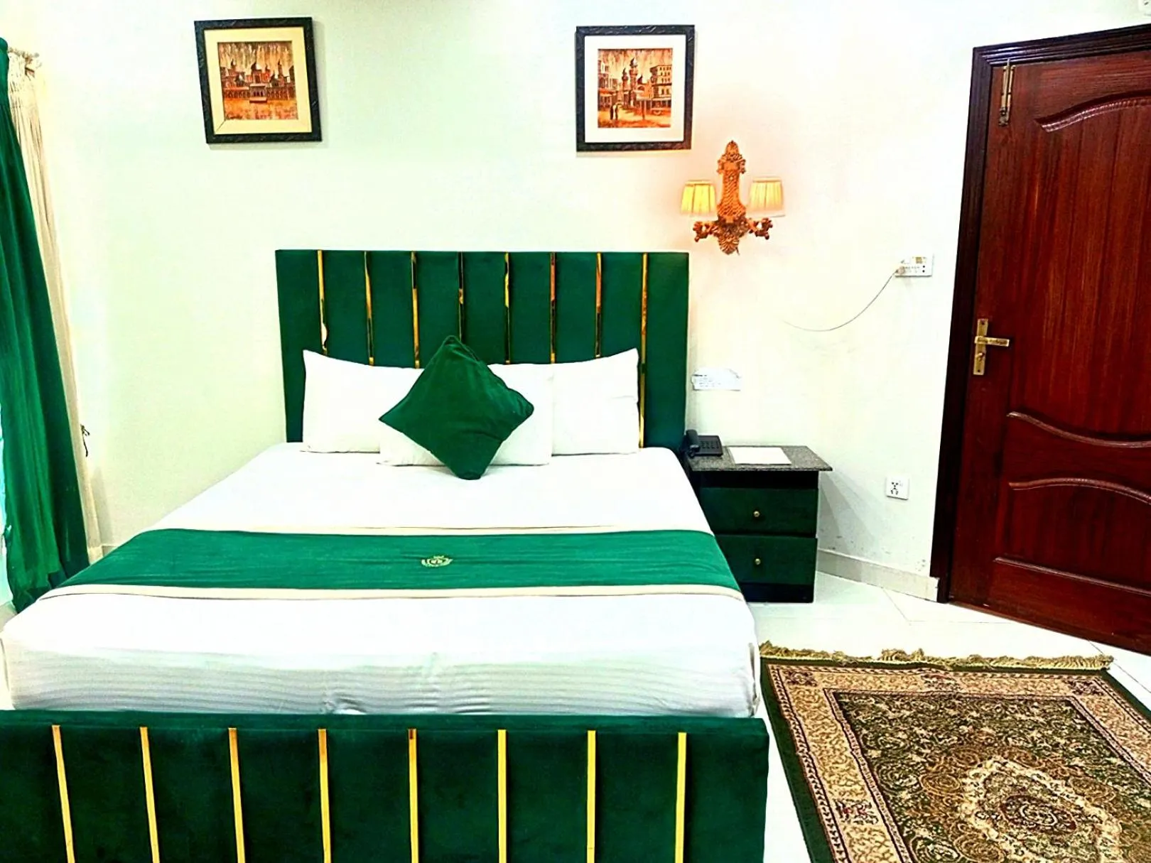 Bed in Golden One Hotel