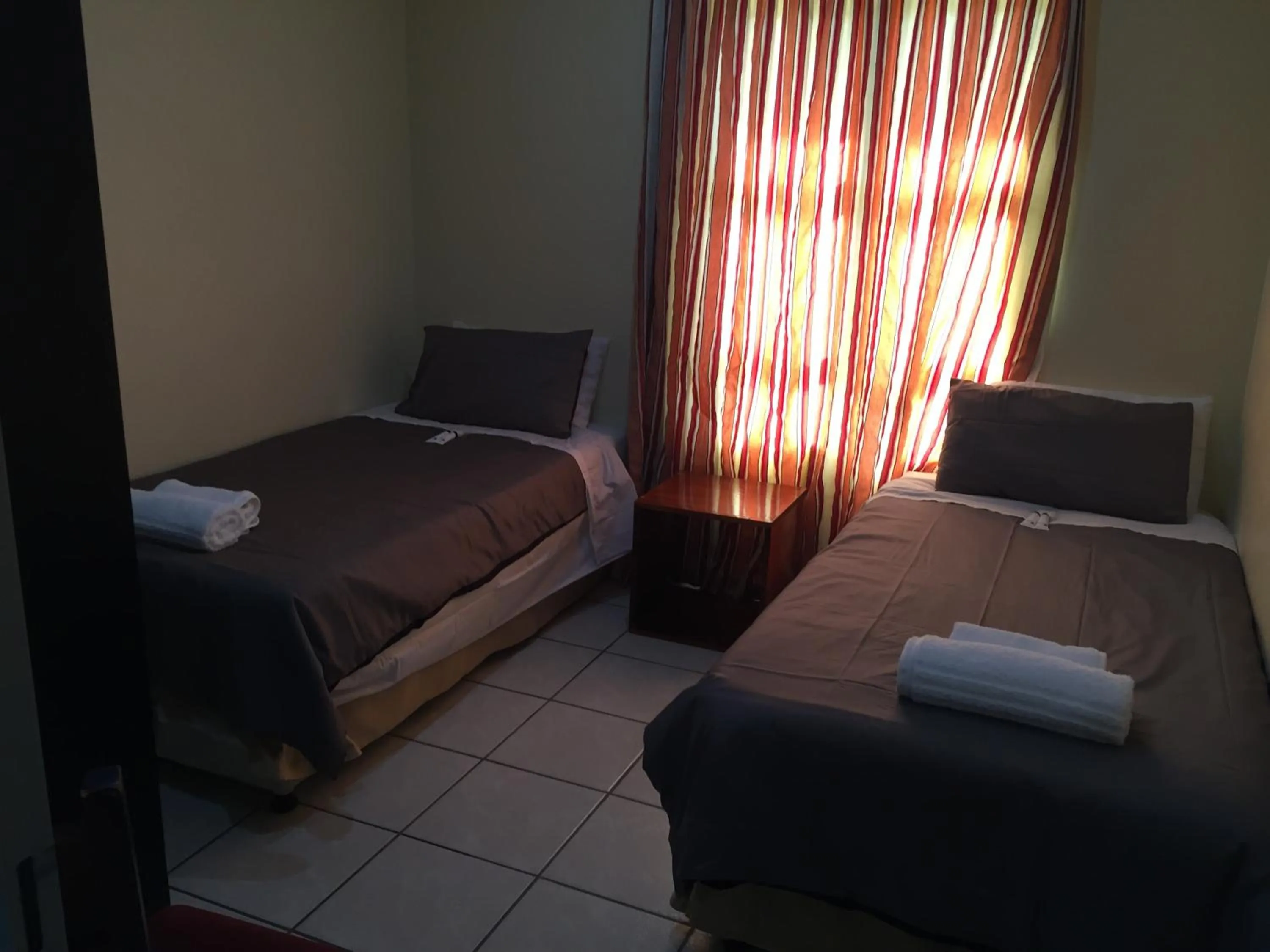 Bed in The Norwegian Lodge