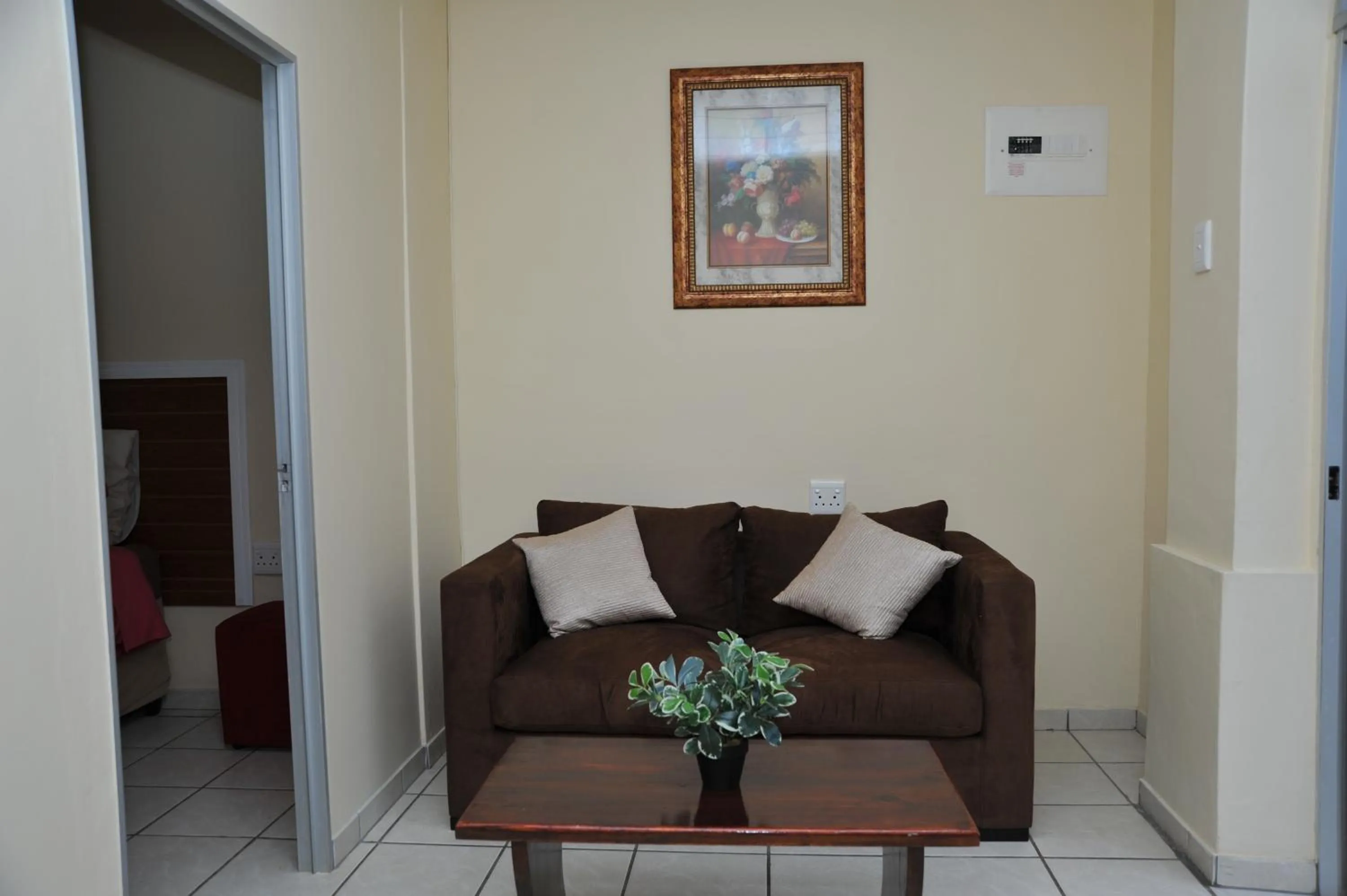 Seating area in The Norwegian Lodge