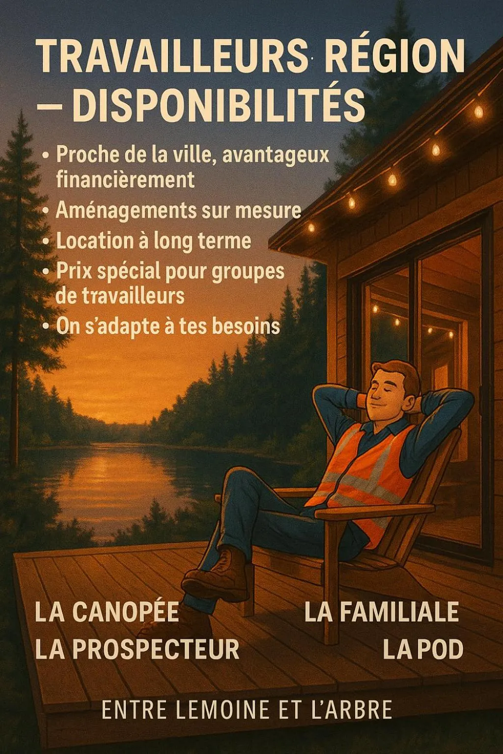 Entre Lemoine et l'arbre