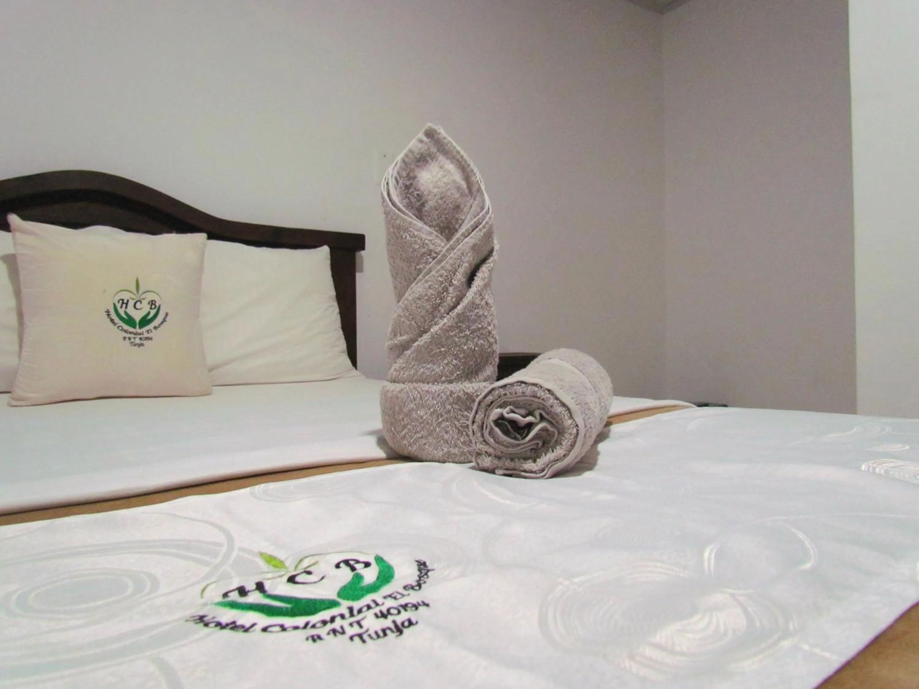 Bed in Hotel Colonial El Bosque Dorado