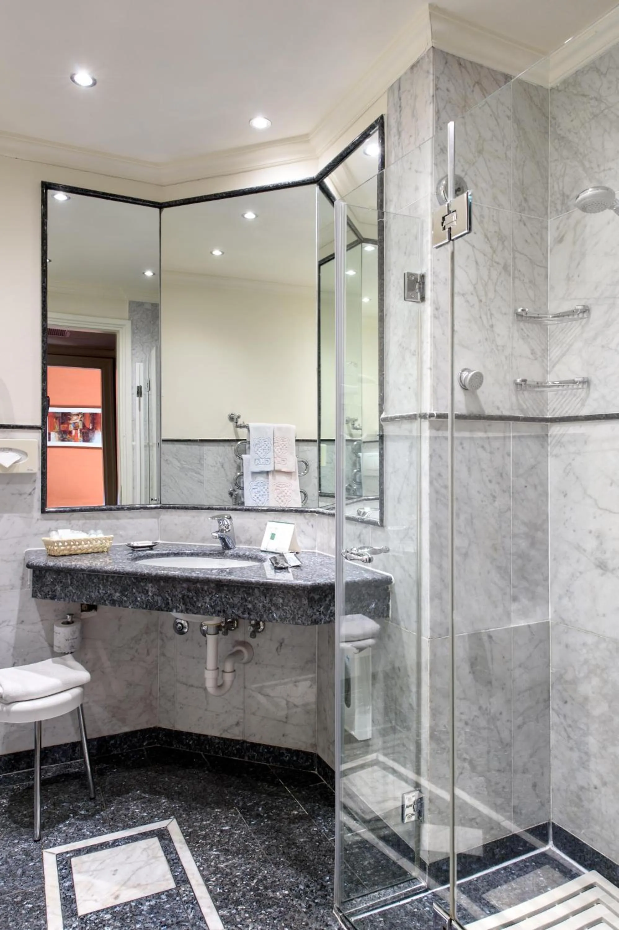 Bathroom in Grand Hotel Adriatico