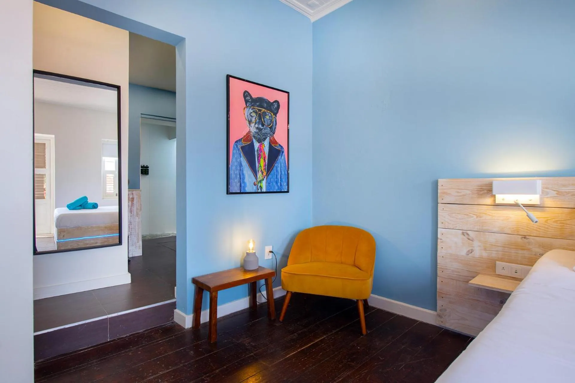 Seating area, Bed in Wynwood Boutique Hotel