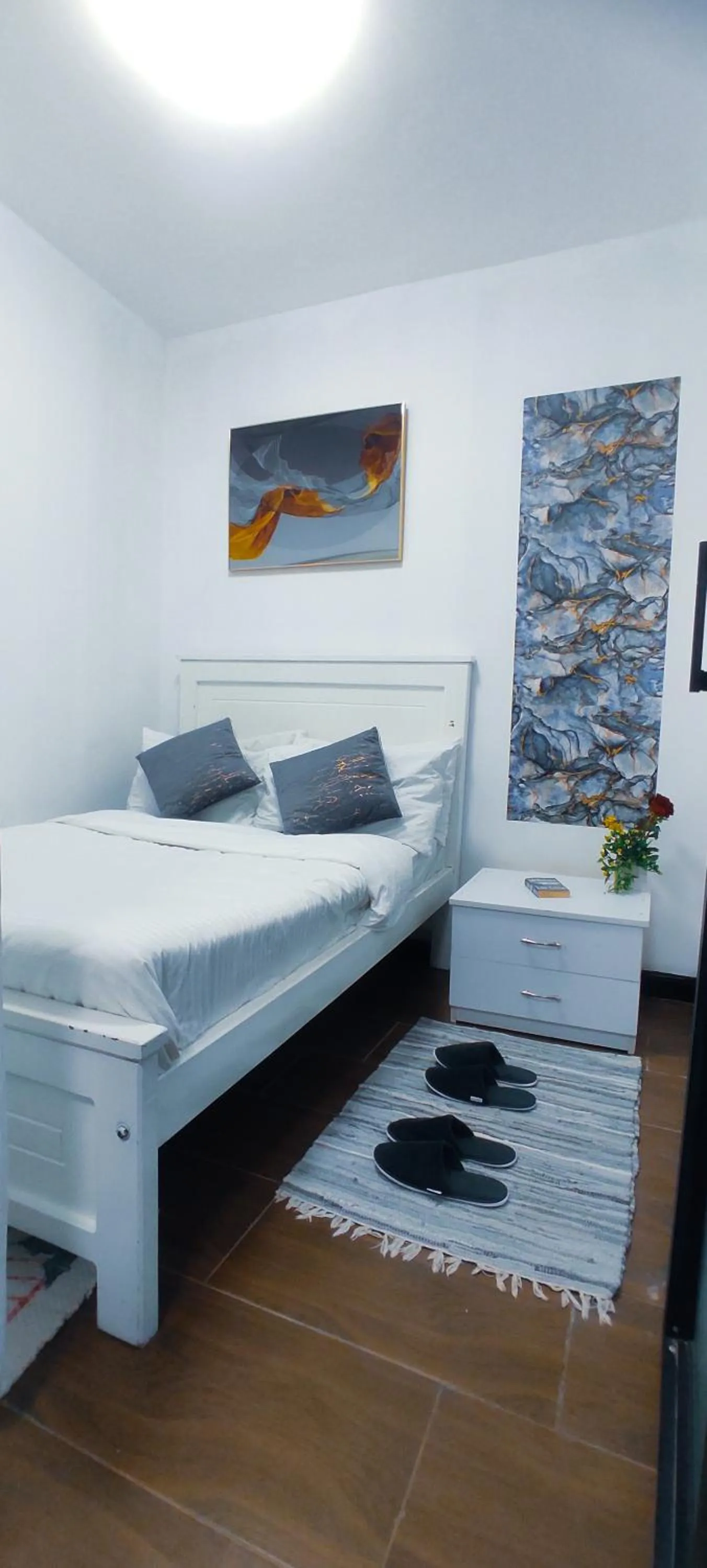 Bed in Dukes Suites