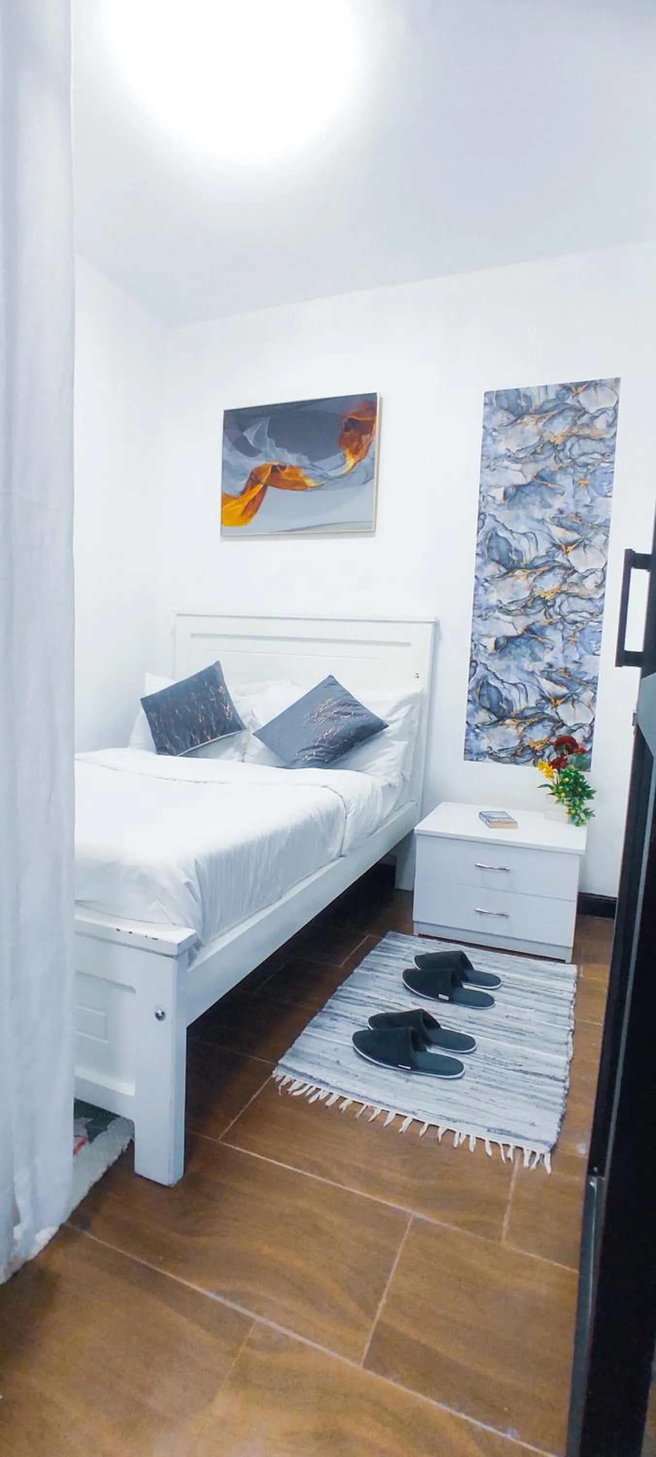 Bed in Dukes Suites