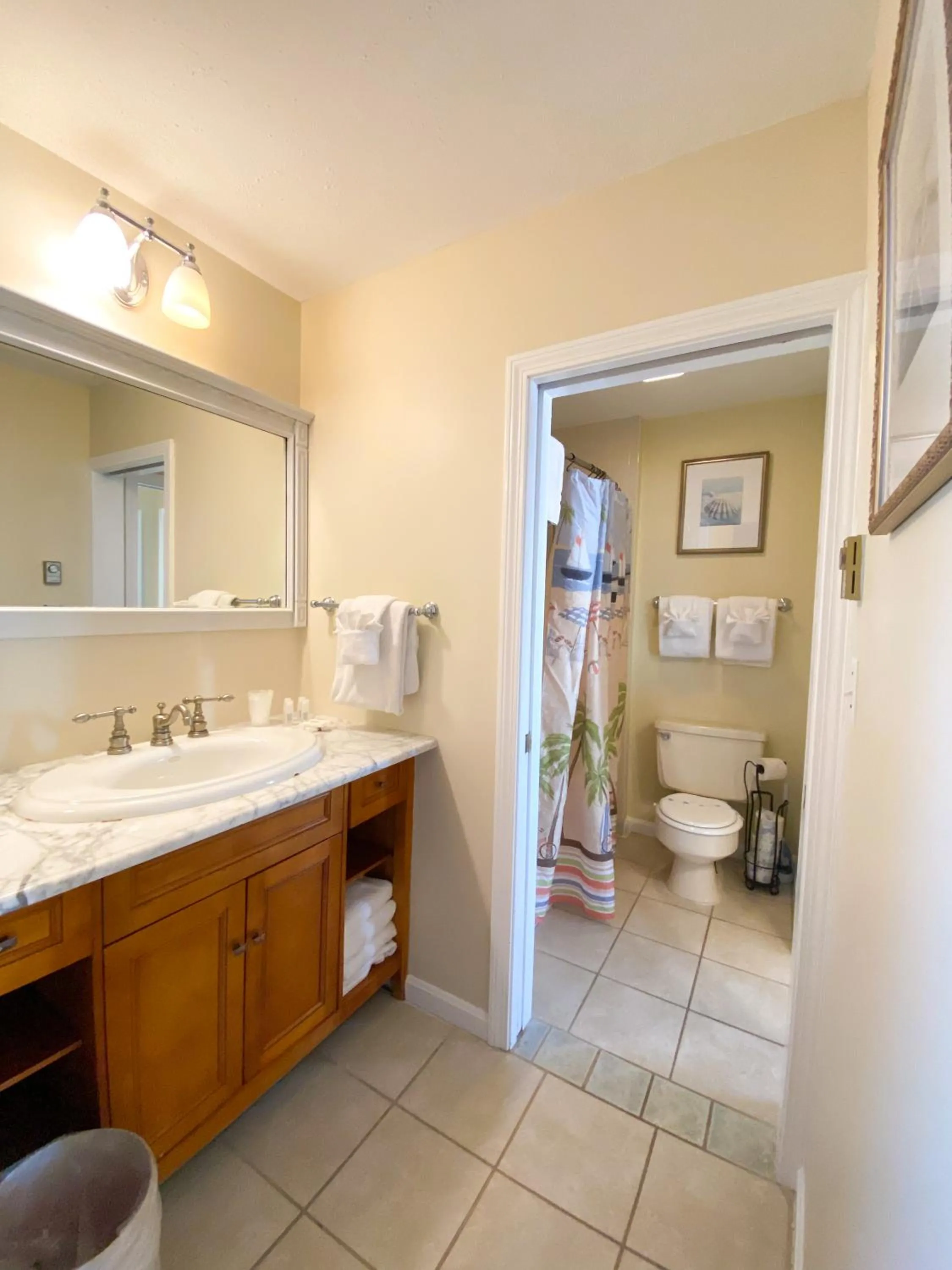Bathroom in Seashell Motel