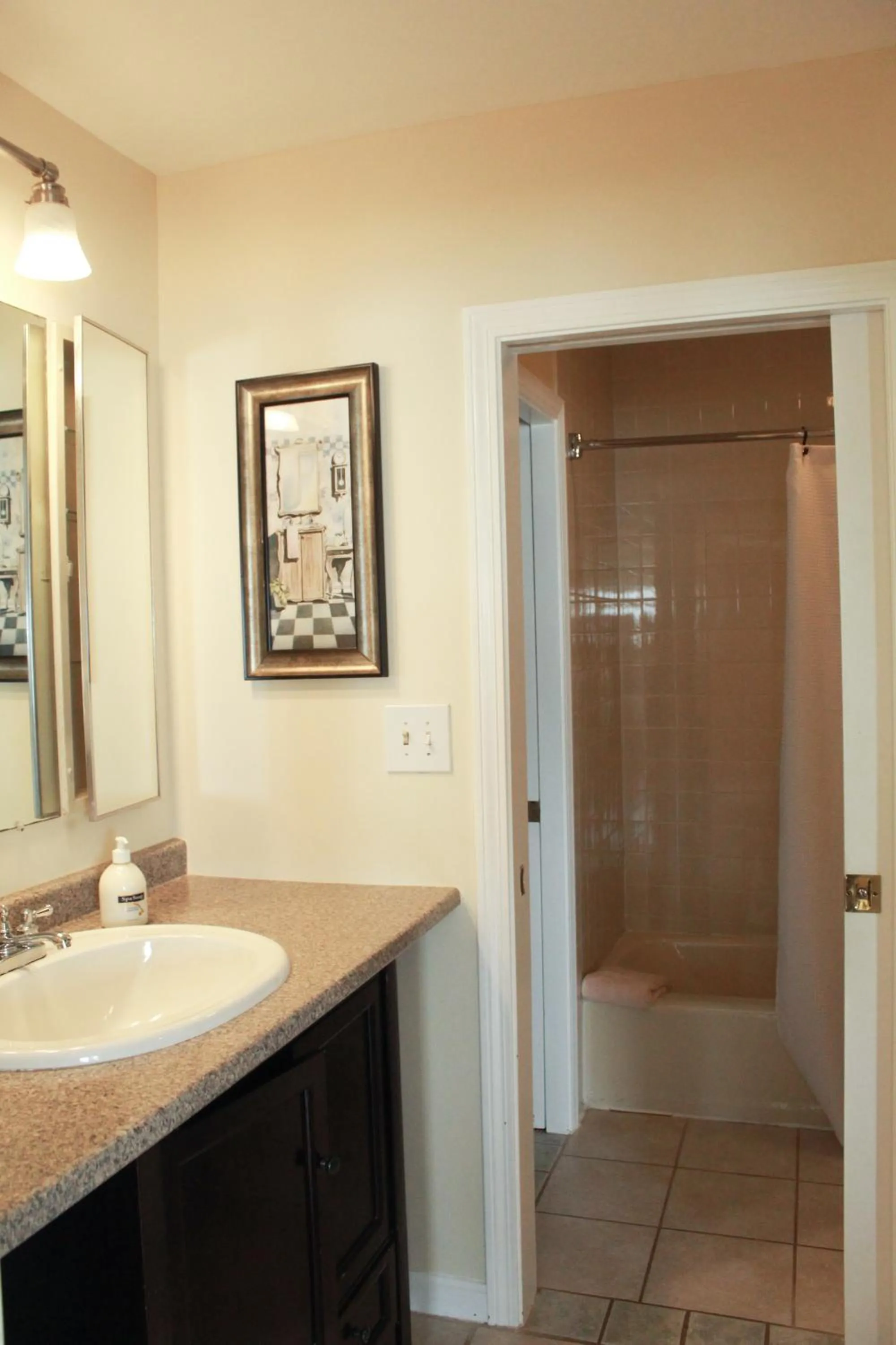 Shower in Seashell Motel