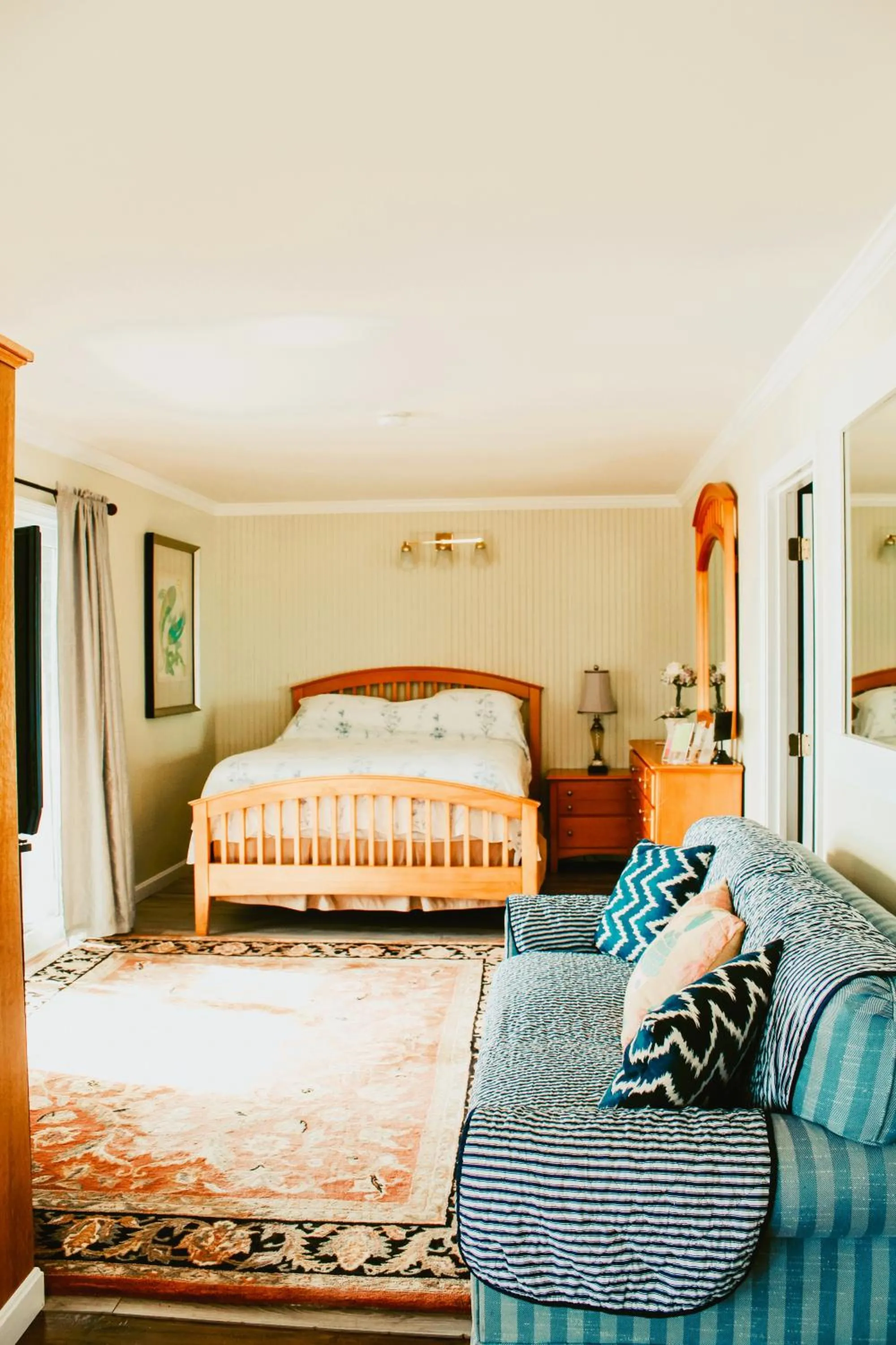Bed in Seashell Motel