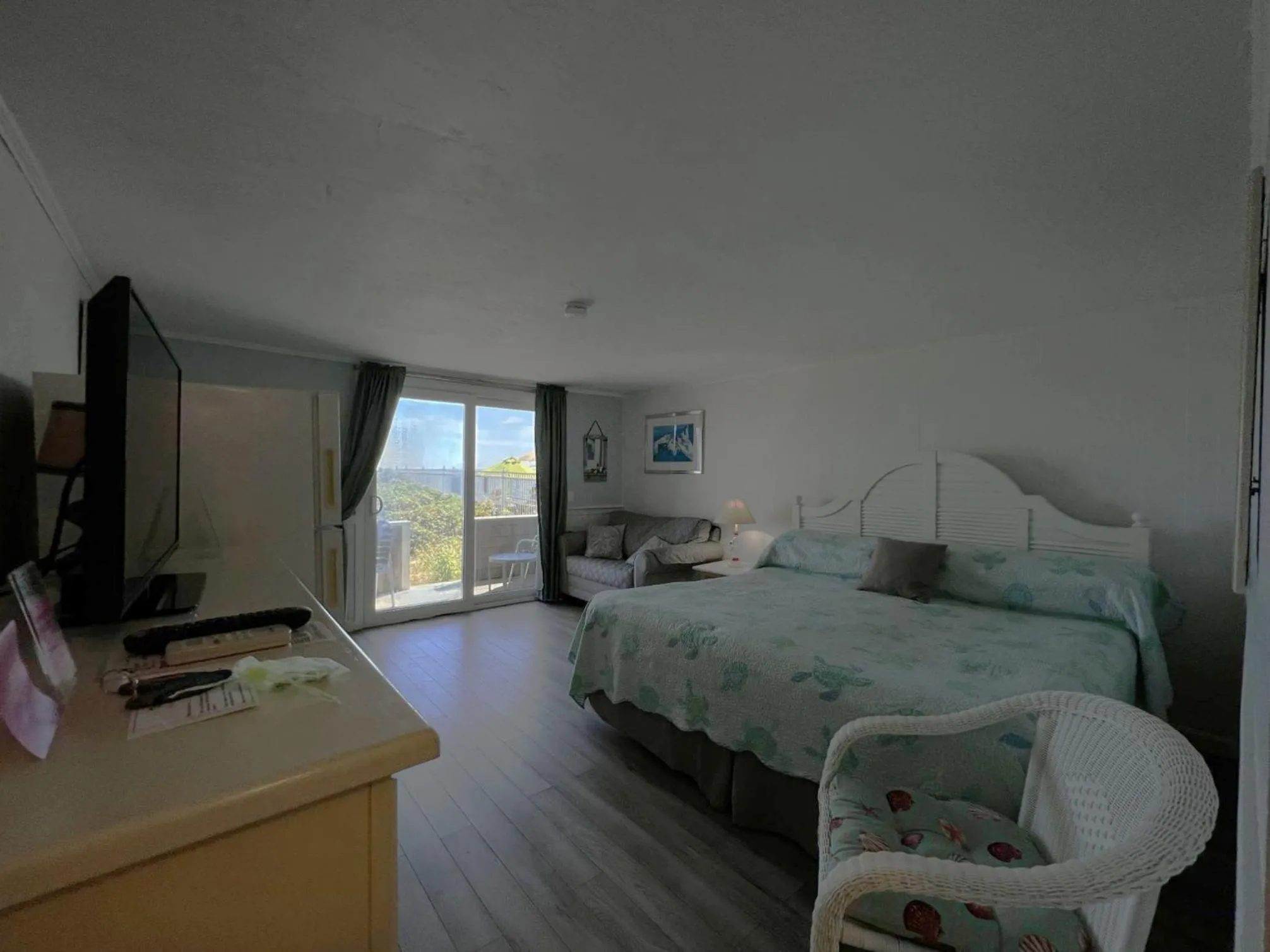 Bed in Seashell Motel