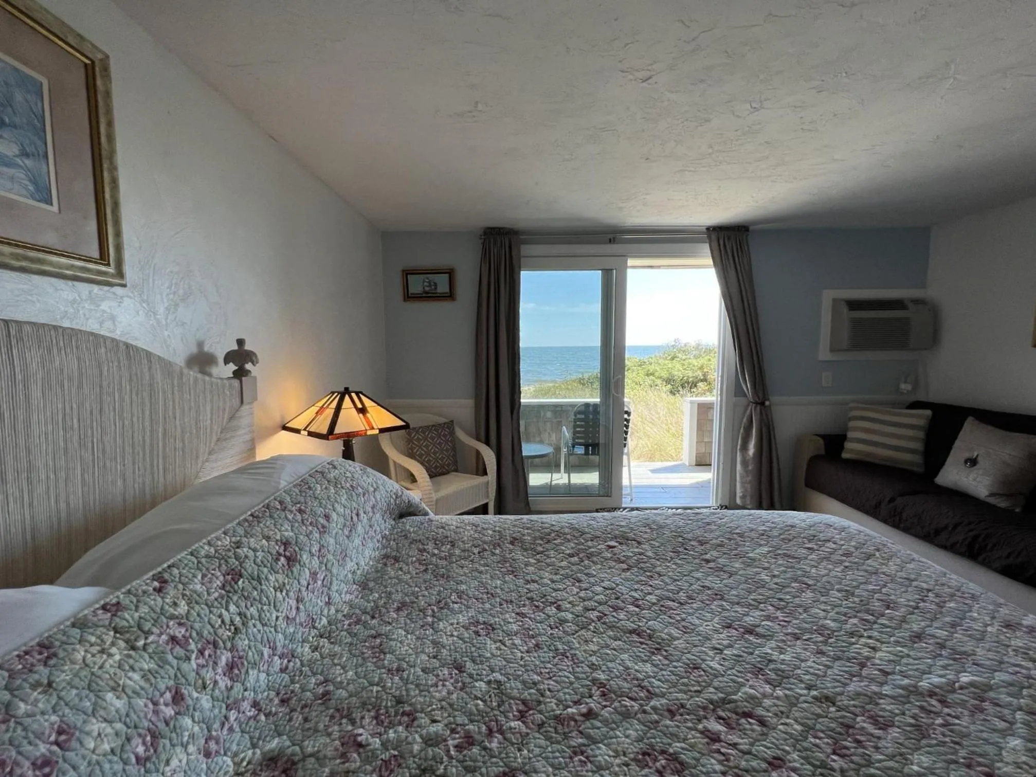 Bed in Seashell Motel