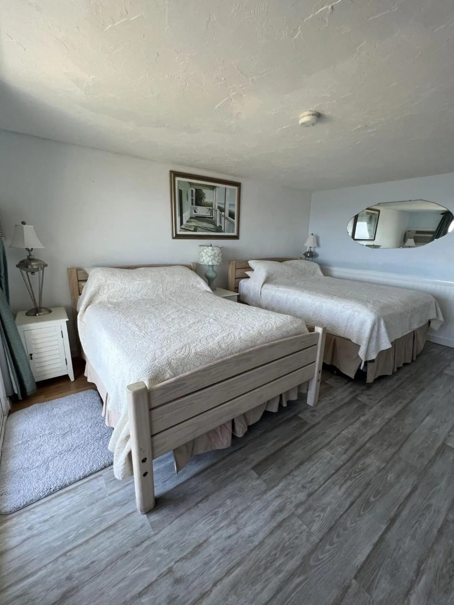 Bed in Seashell Motel