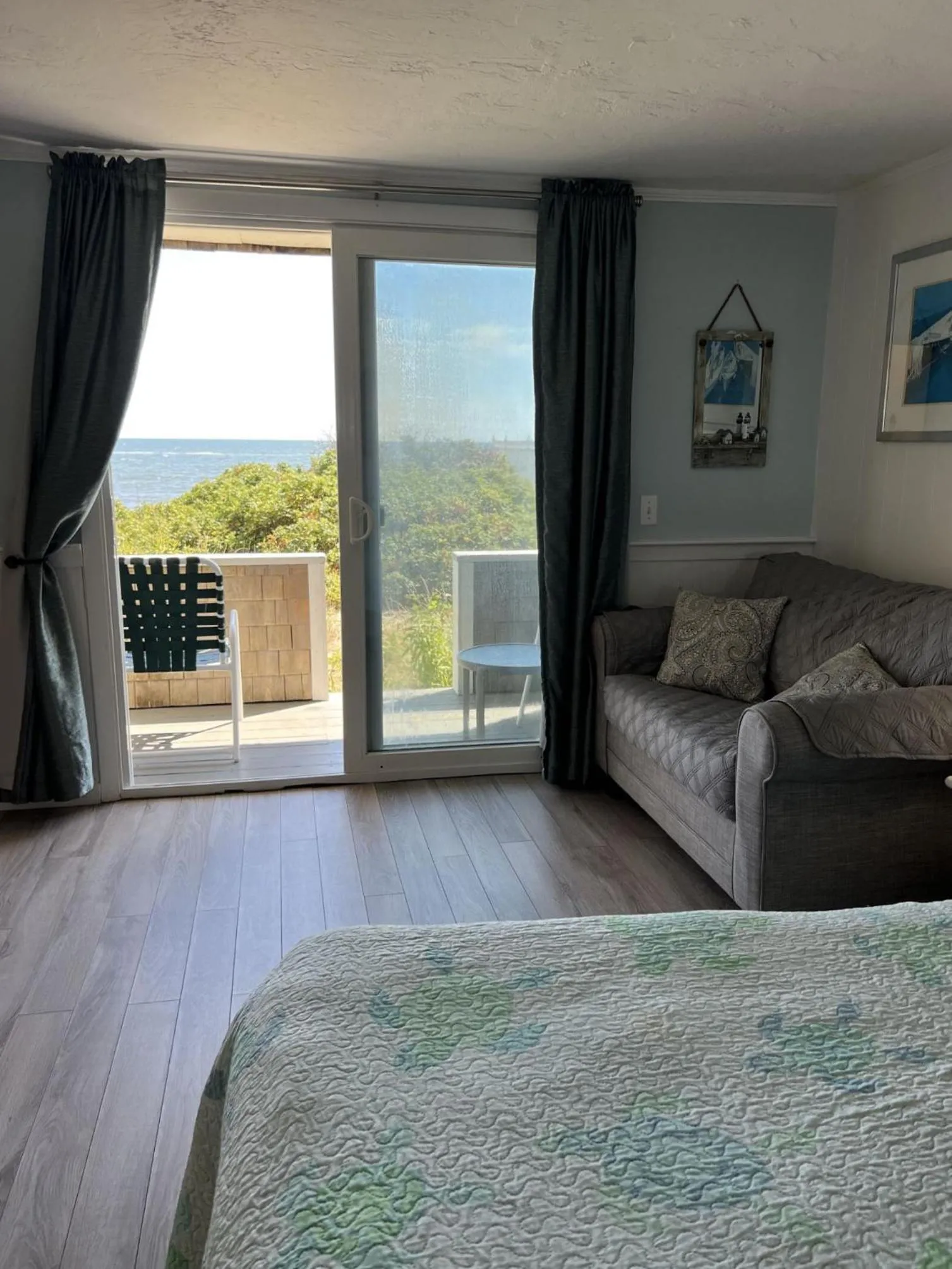 Bed in Seashell Motel