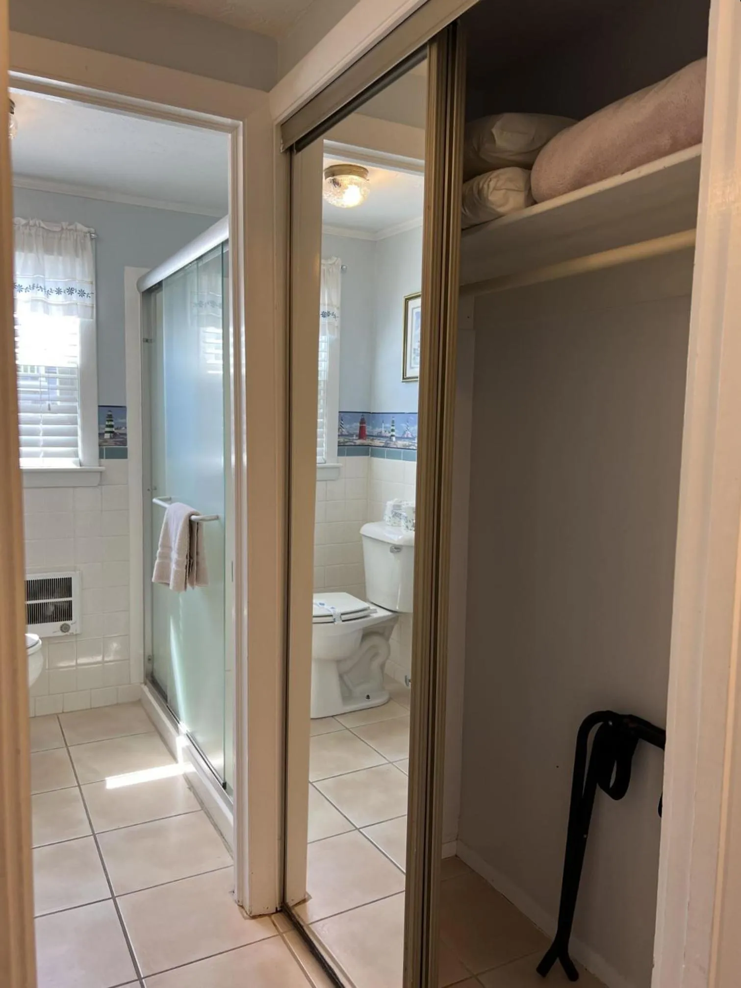 Shower in Seashell Motel