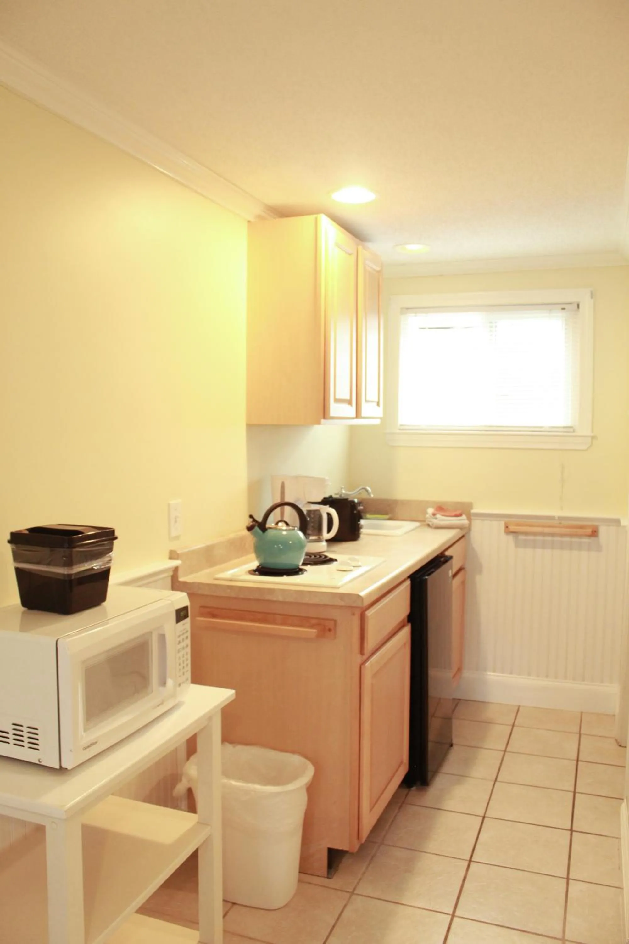 Kitchen or kitchenette in Seashell Motel