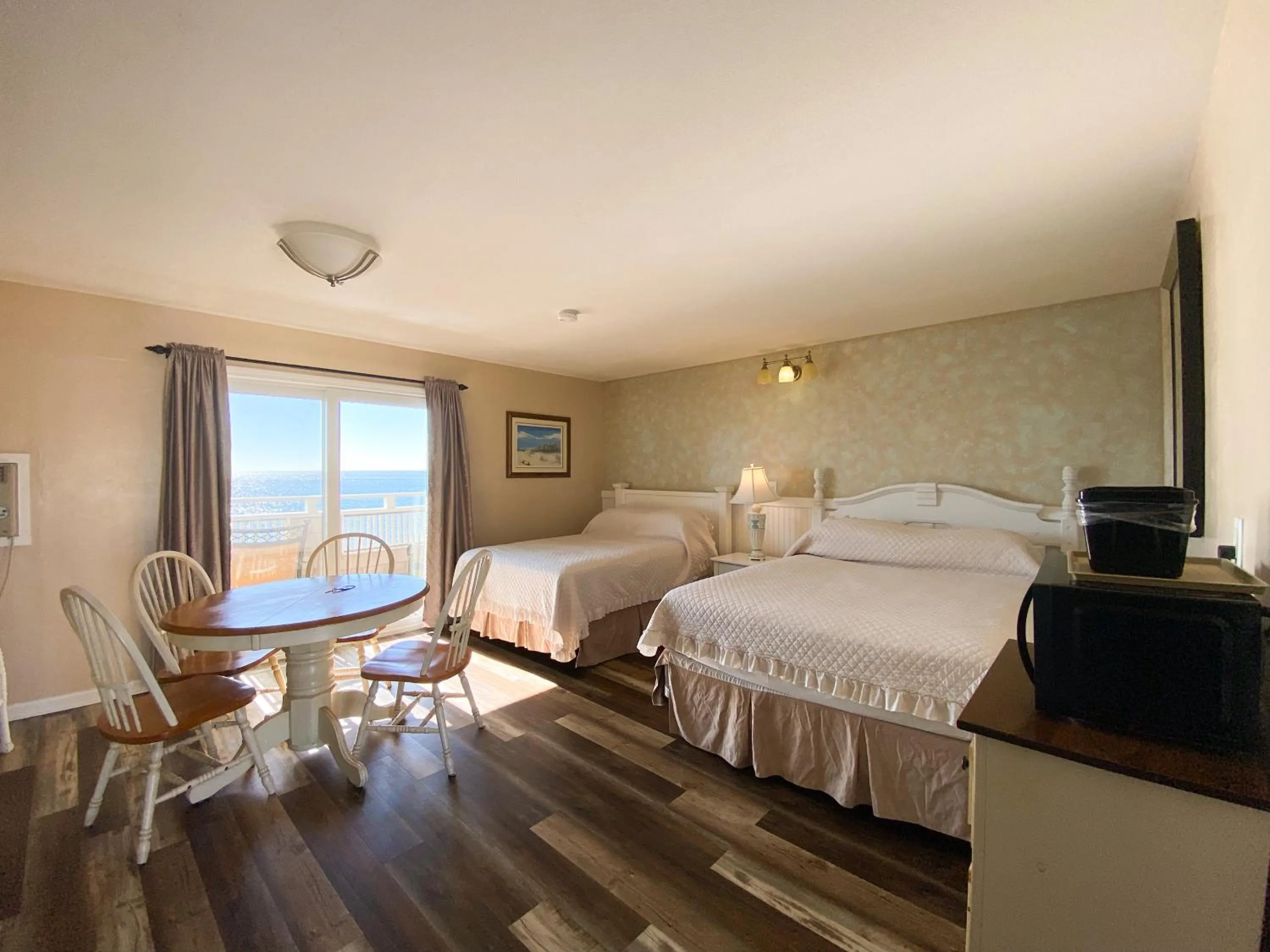 Bed in Seashell Motel