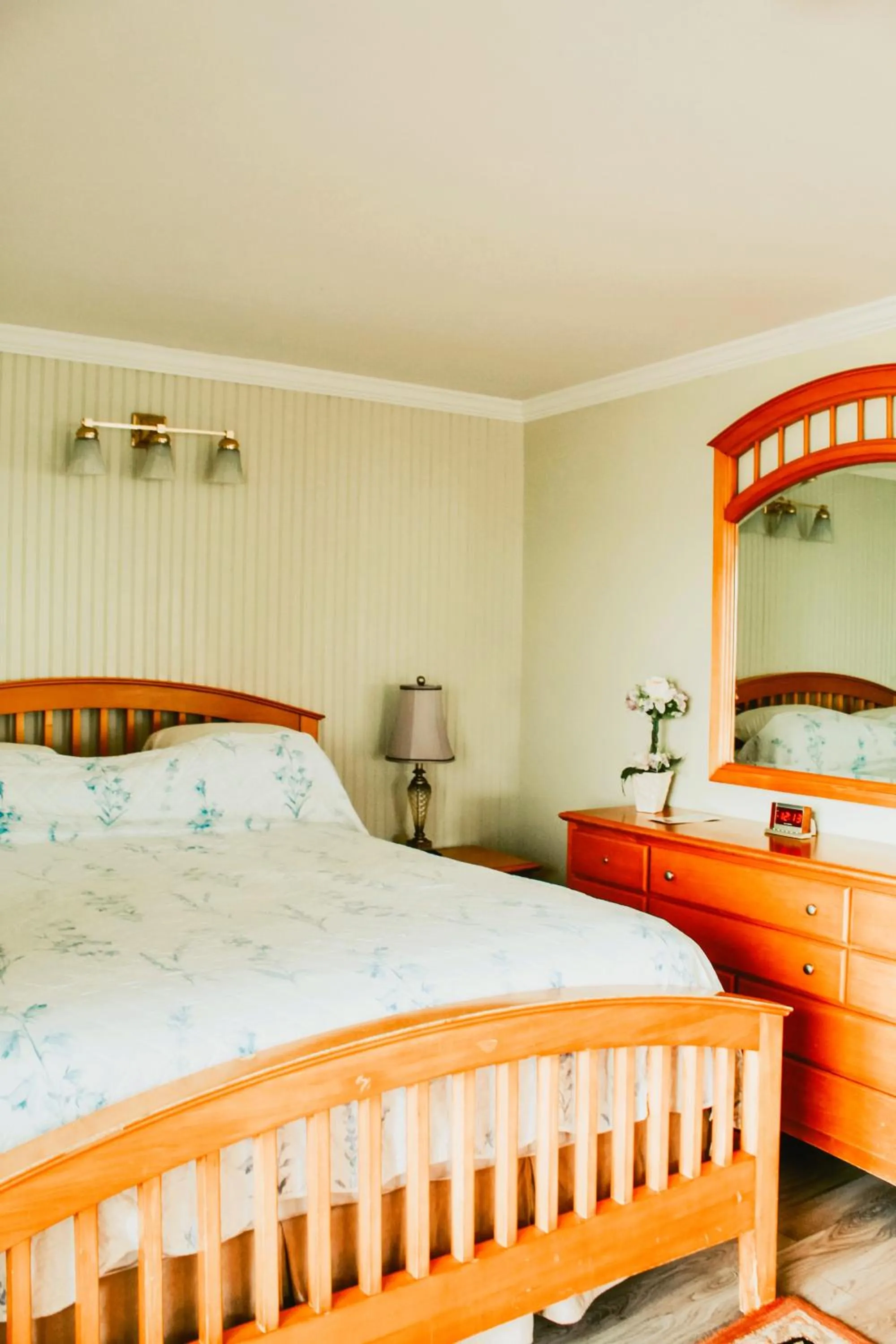 Bed in Seashell Motel