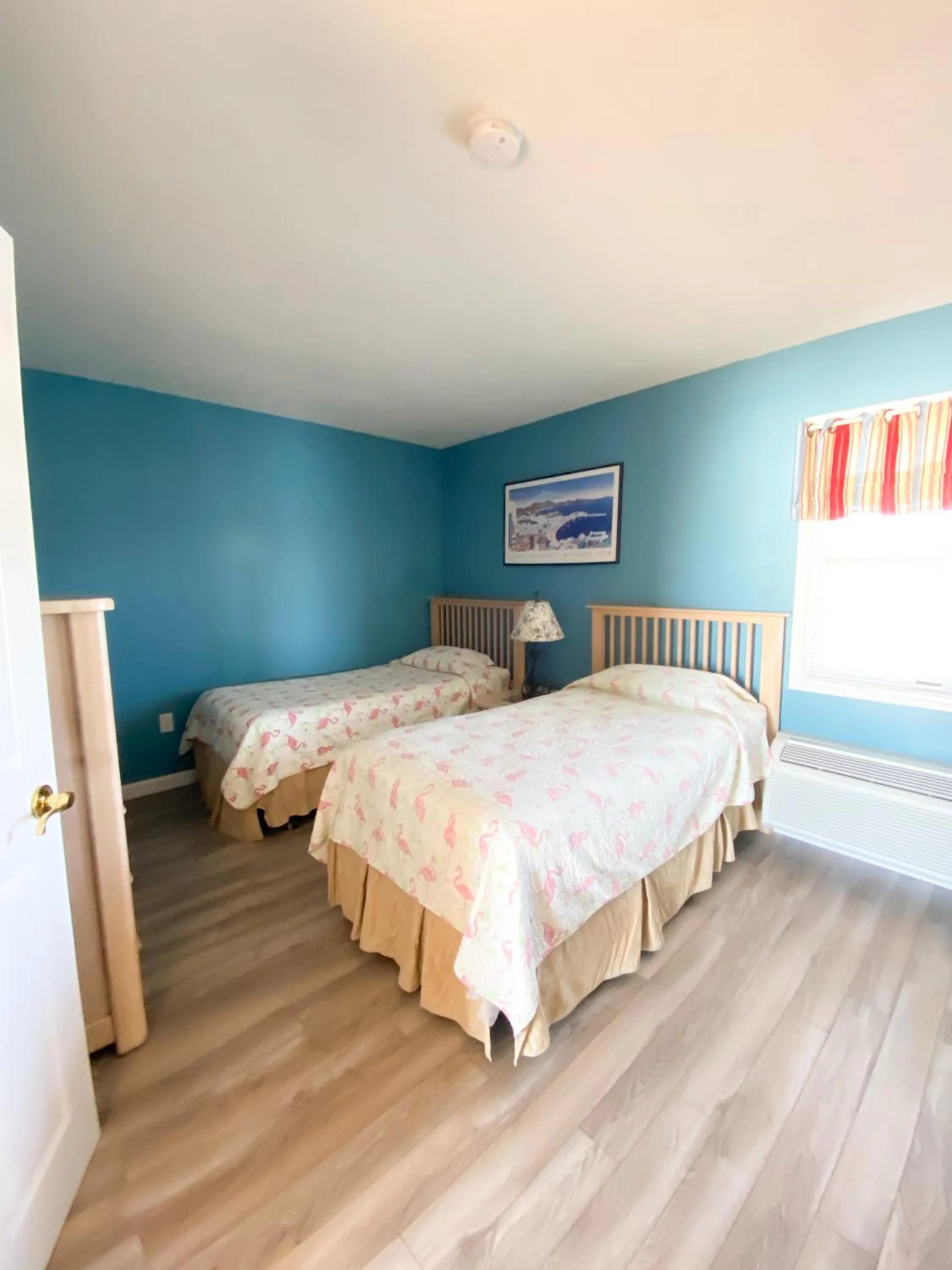 Bed in Seashell Motel