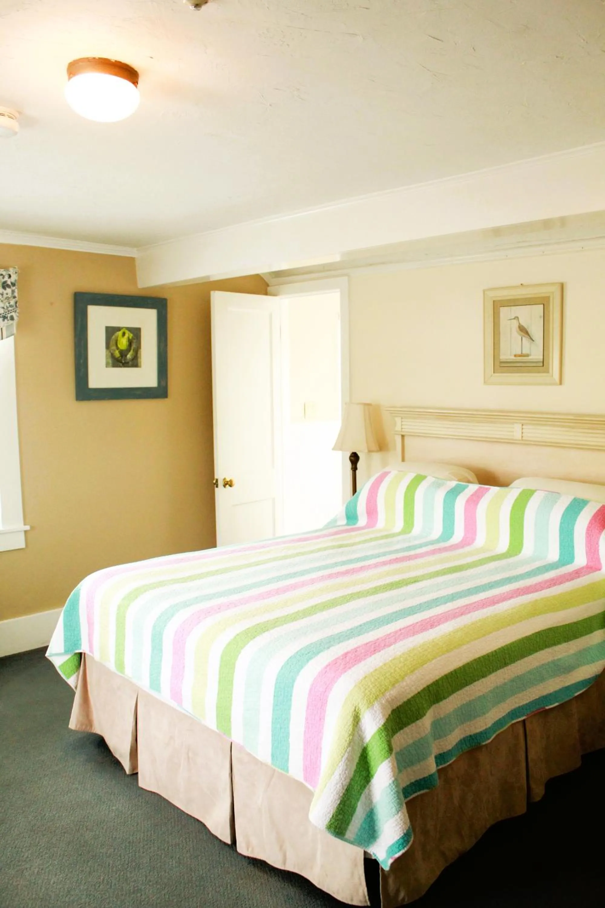 Bed in Seashell Motel