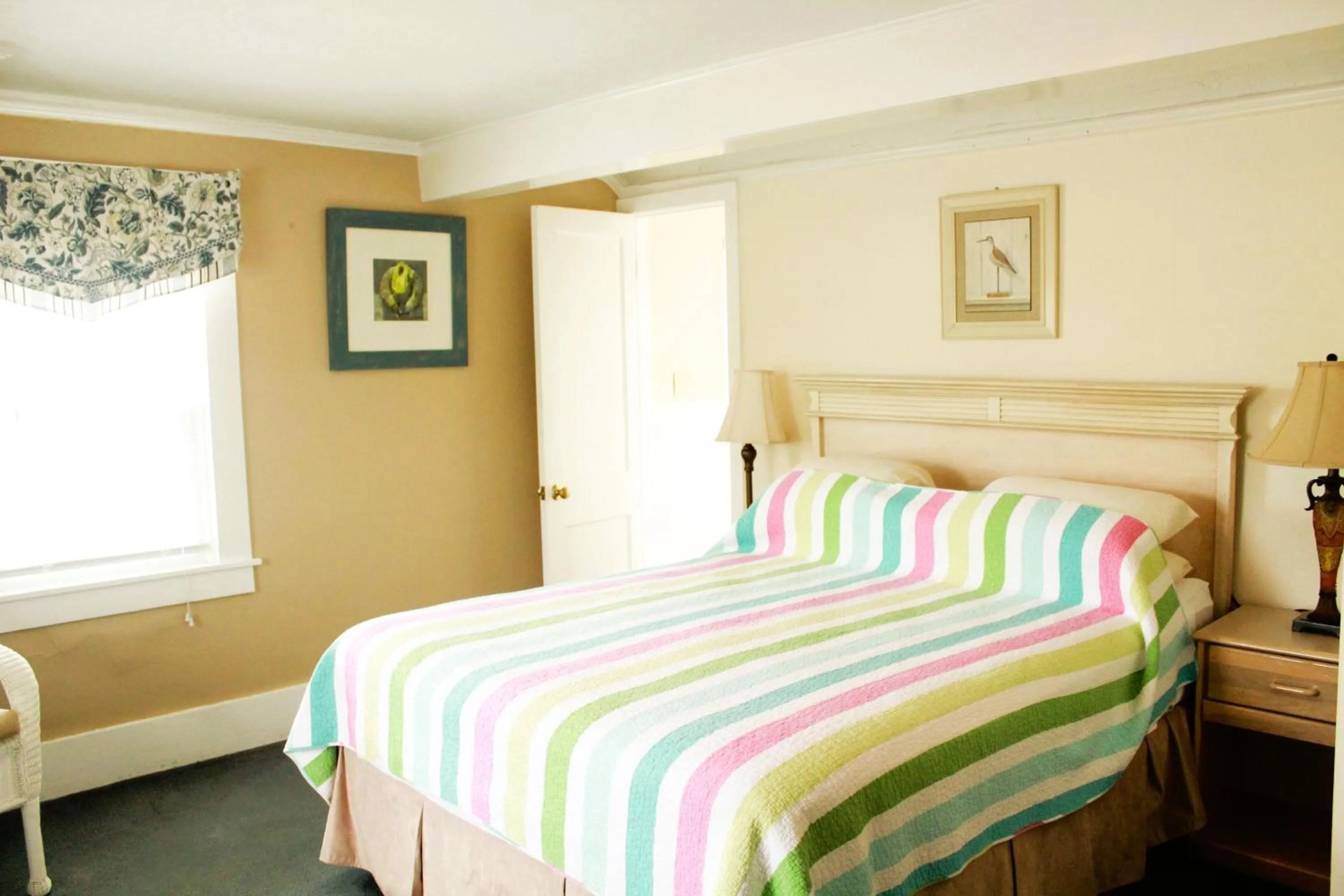 Bed in Seashell Motel