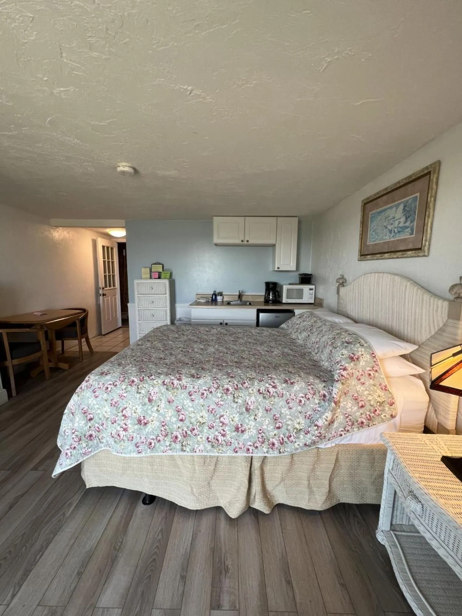 Bed in Seashell Motel