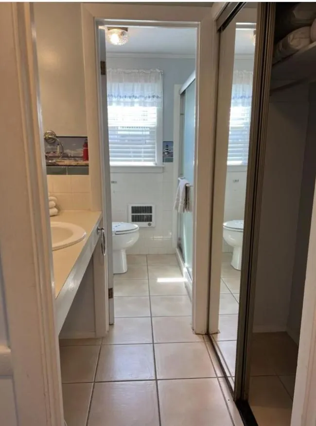 Shower in Seashell Motel