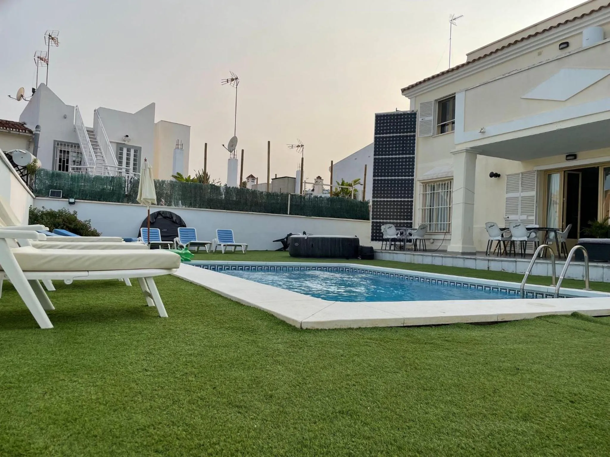 Pool view in VILLA BONITA