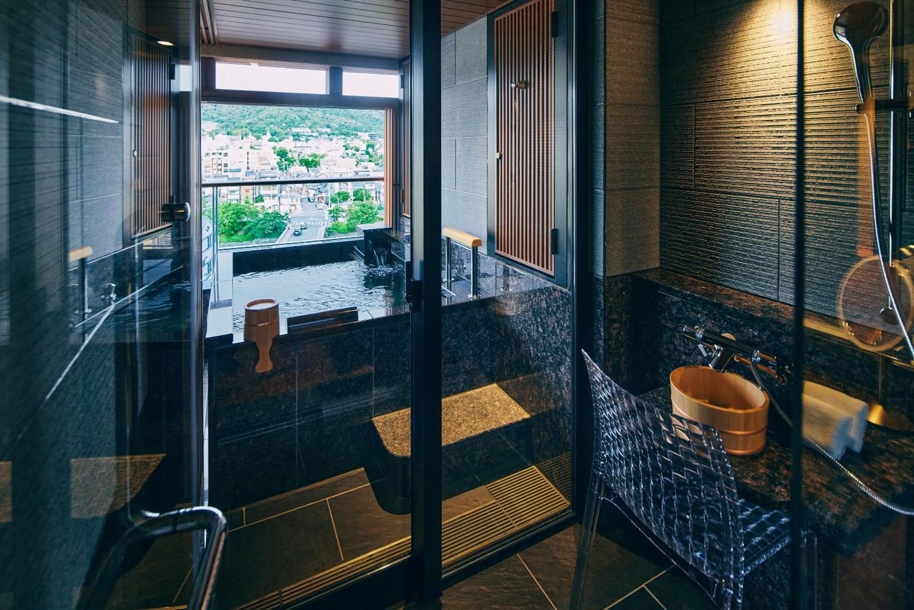 Hot Spring Bath in Sora Niwa Terrace Kyoto Bettei