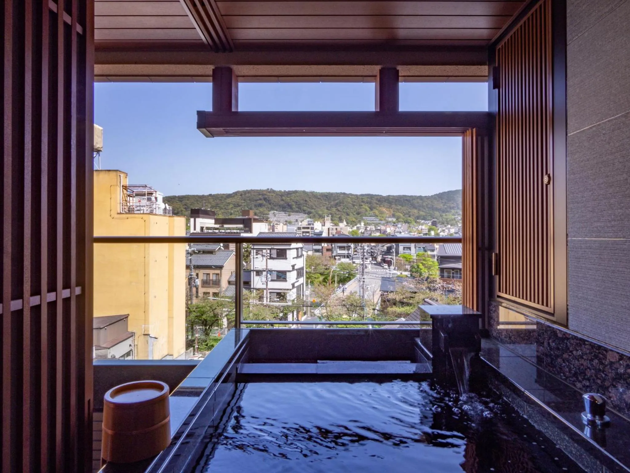Hot Spring Bath in Sora Niwa Terrace Kyoto Bettei